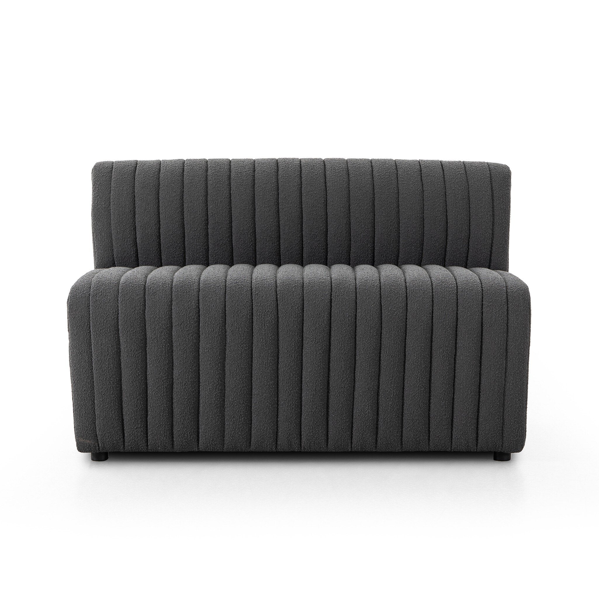 Four Hands Build Your Own: Augustine Dining Banquette — FIQA Boucle Charcoal