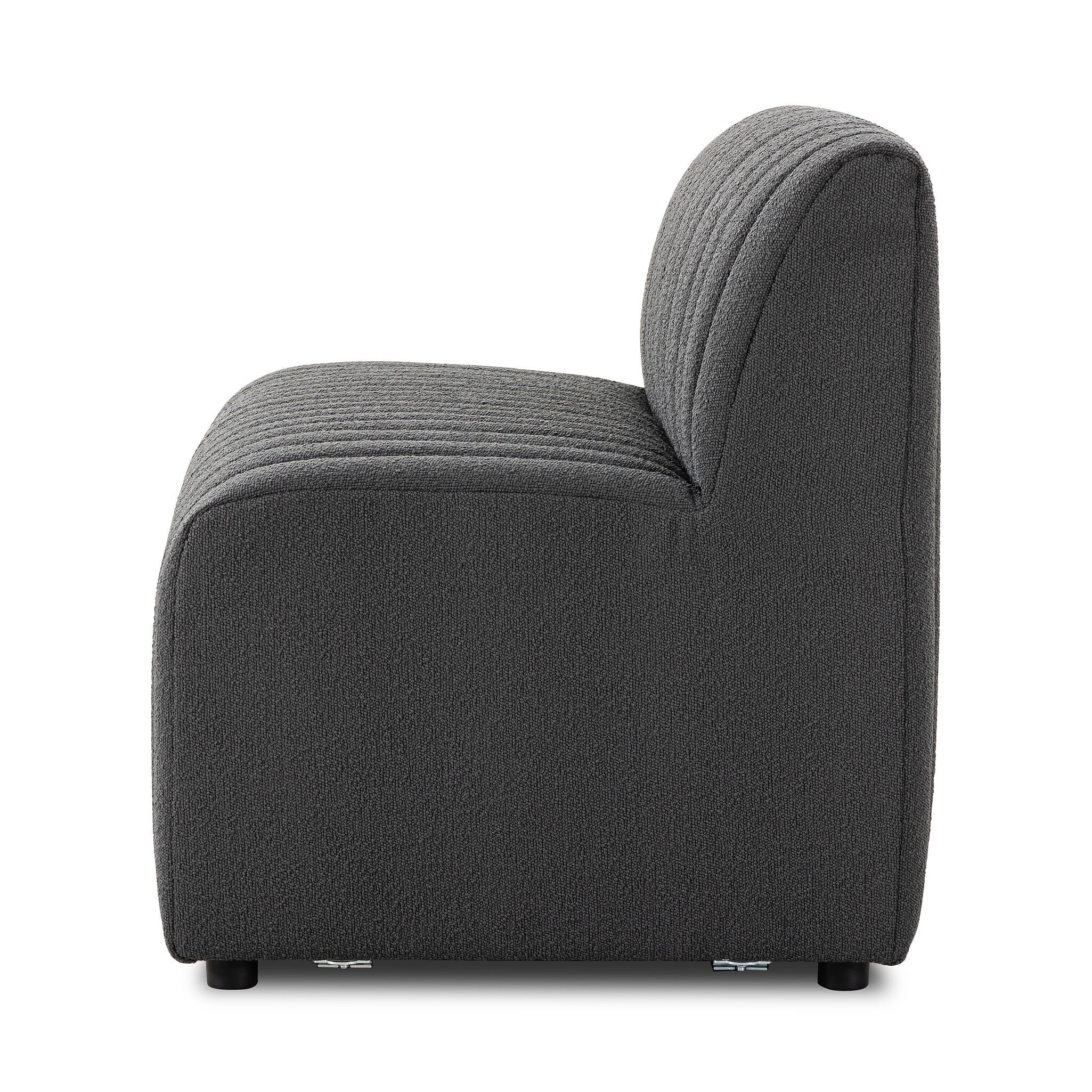 Four Hands Build Your Own: Augustine Dining Banquette — FIQA Boucle Charcoal