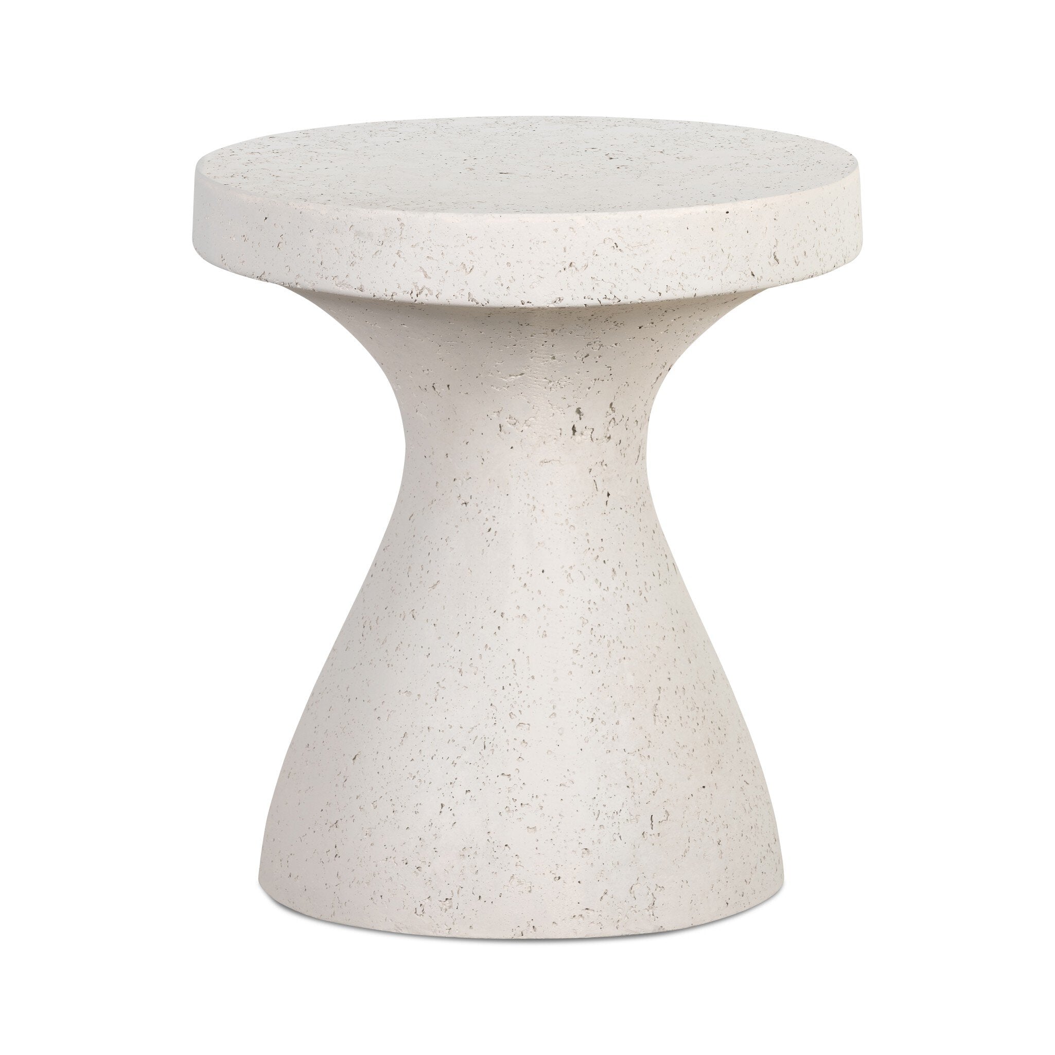 Four Hands Koda Outdoor End Table — Textured Grey