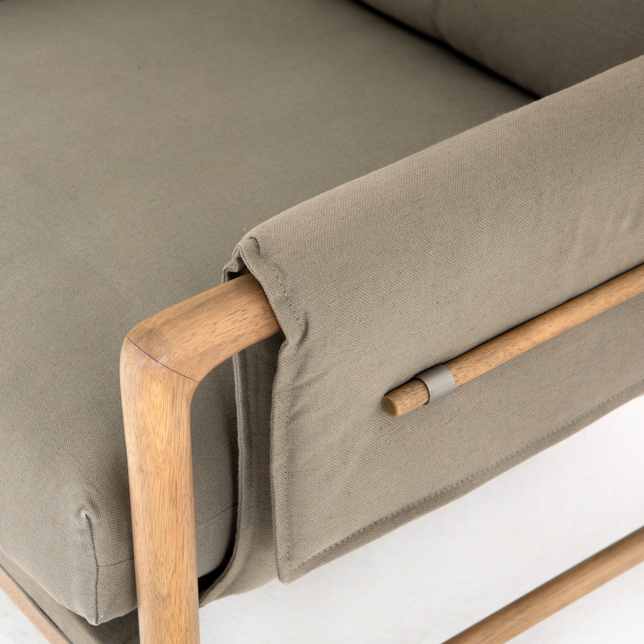 Four Hands Harrison Chair — Villa Olive-Burnished Parawood-Brushed Silver