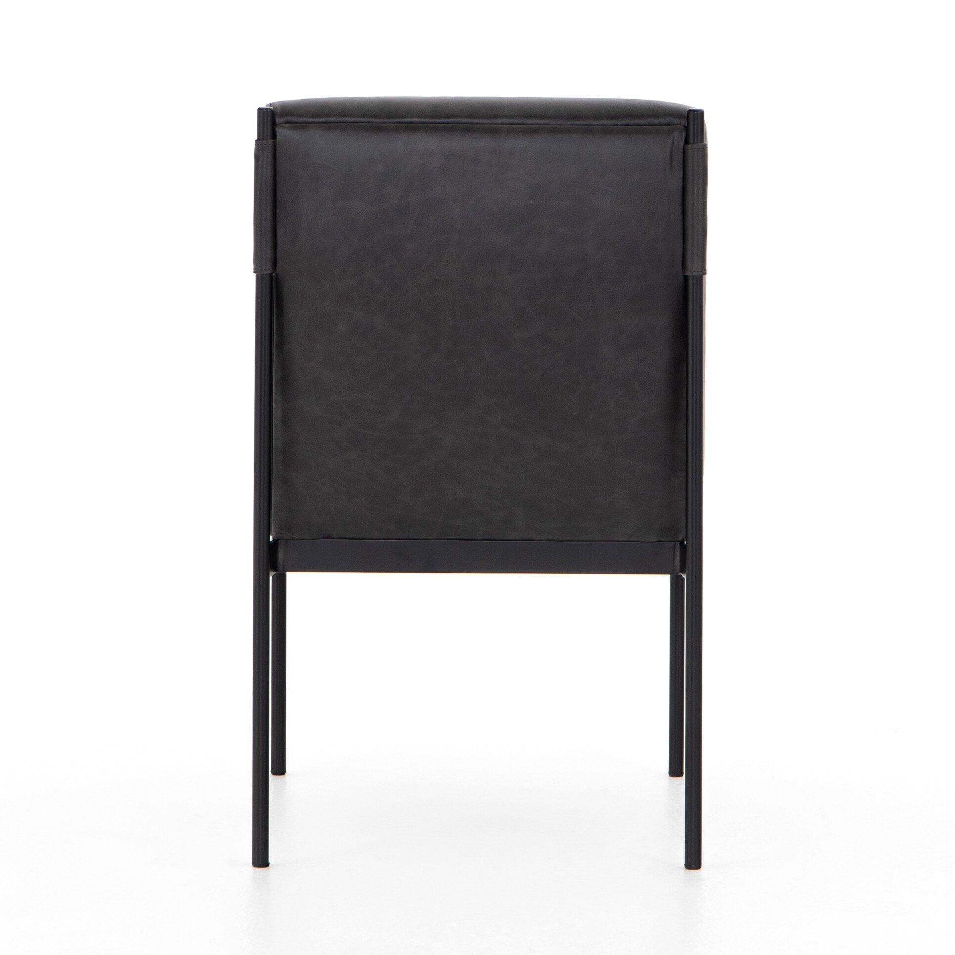 Four Hands Klein Dining Chair — Sonoma Black-Black Iron