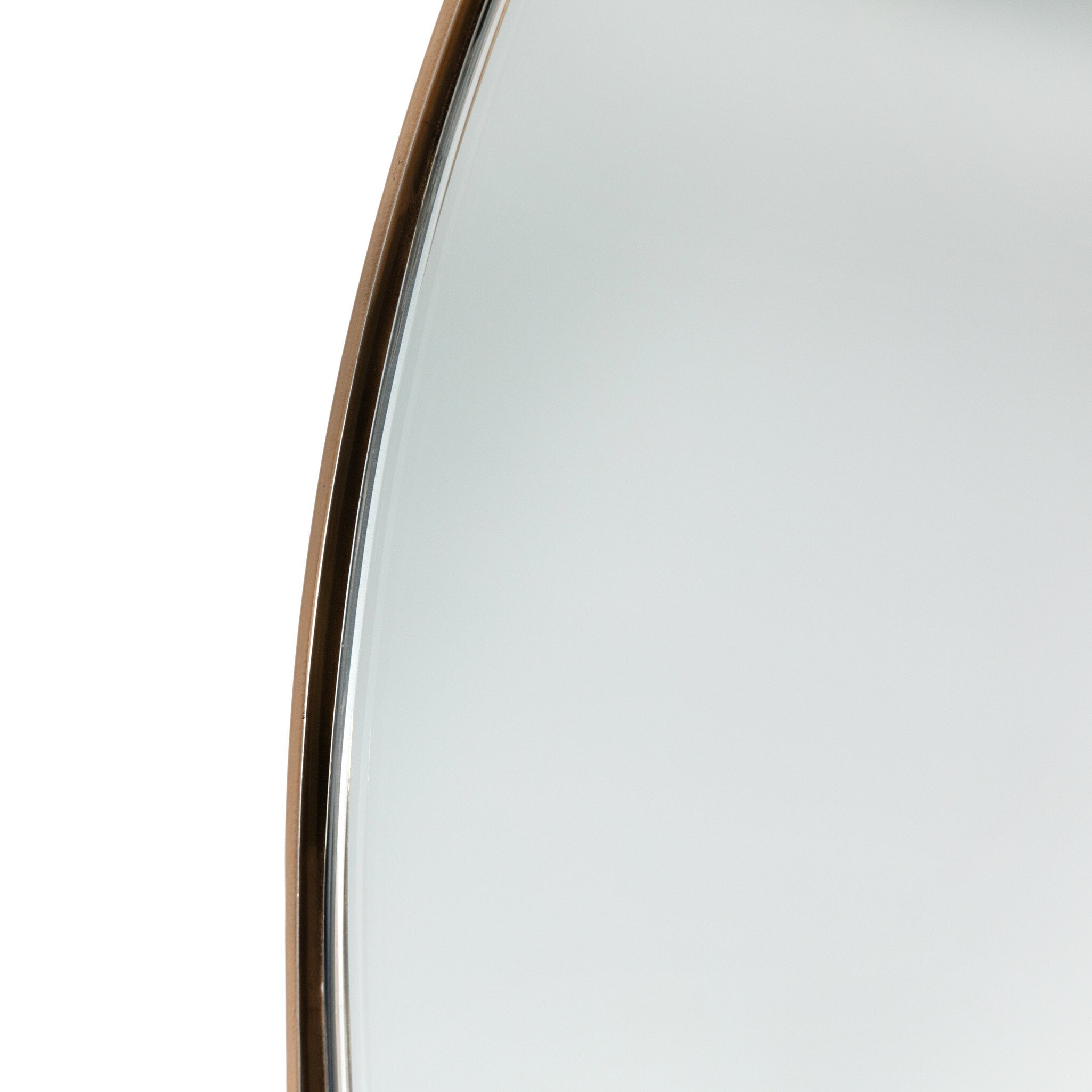 Four Hands Georgina Small Mirror — Polished Brass-Mirror