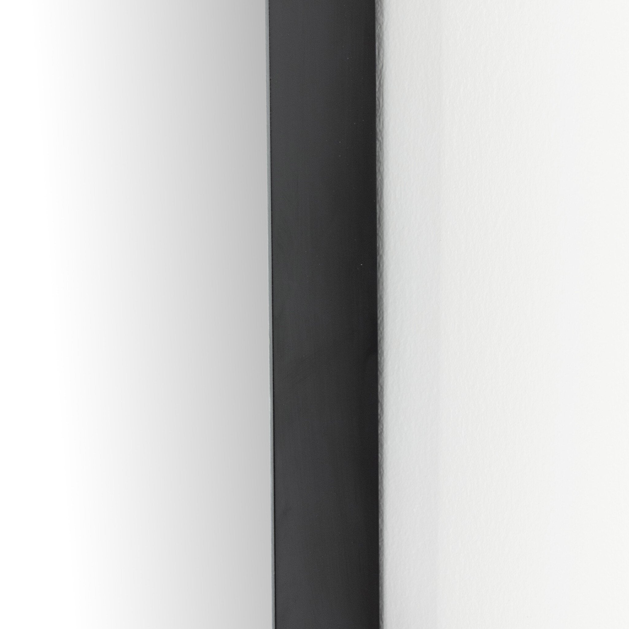Four Hands Georgina Small Mirror — Iron Matte Black-Mirror