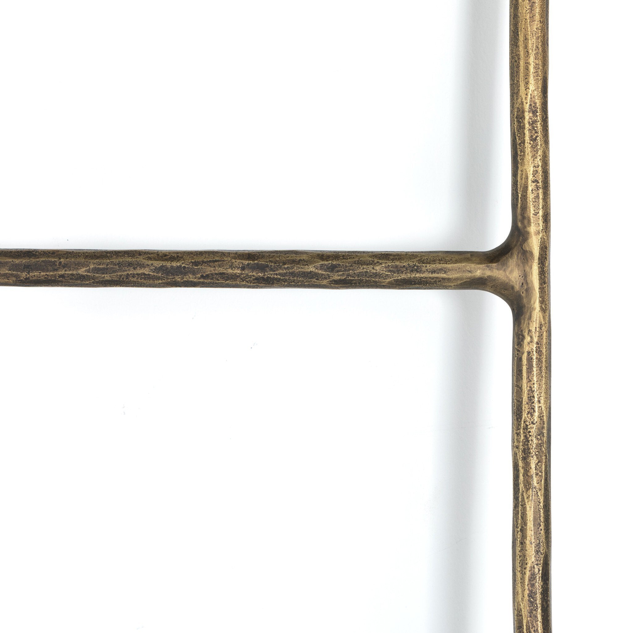 Four Hands Boothe Ladder — Hammered Aged Brass