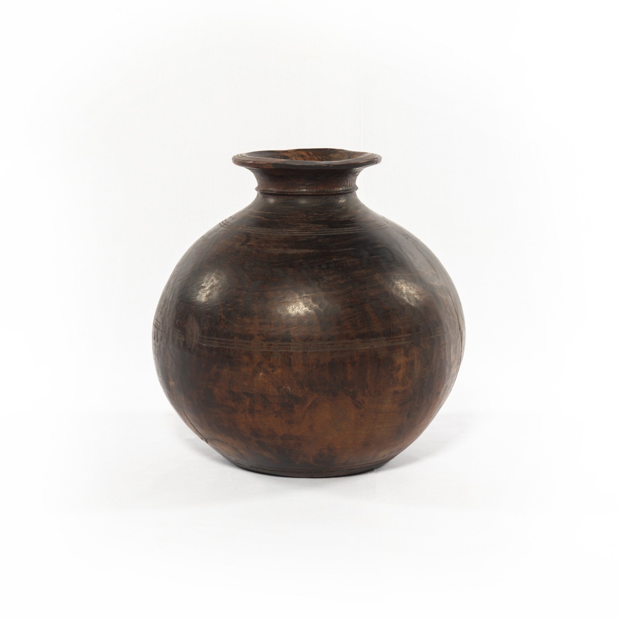 Four Hands Found Wooden Jar — Reclaimed Natural