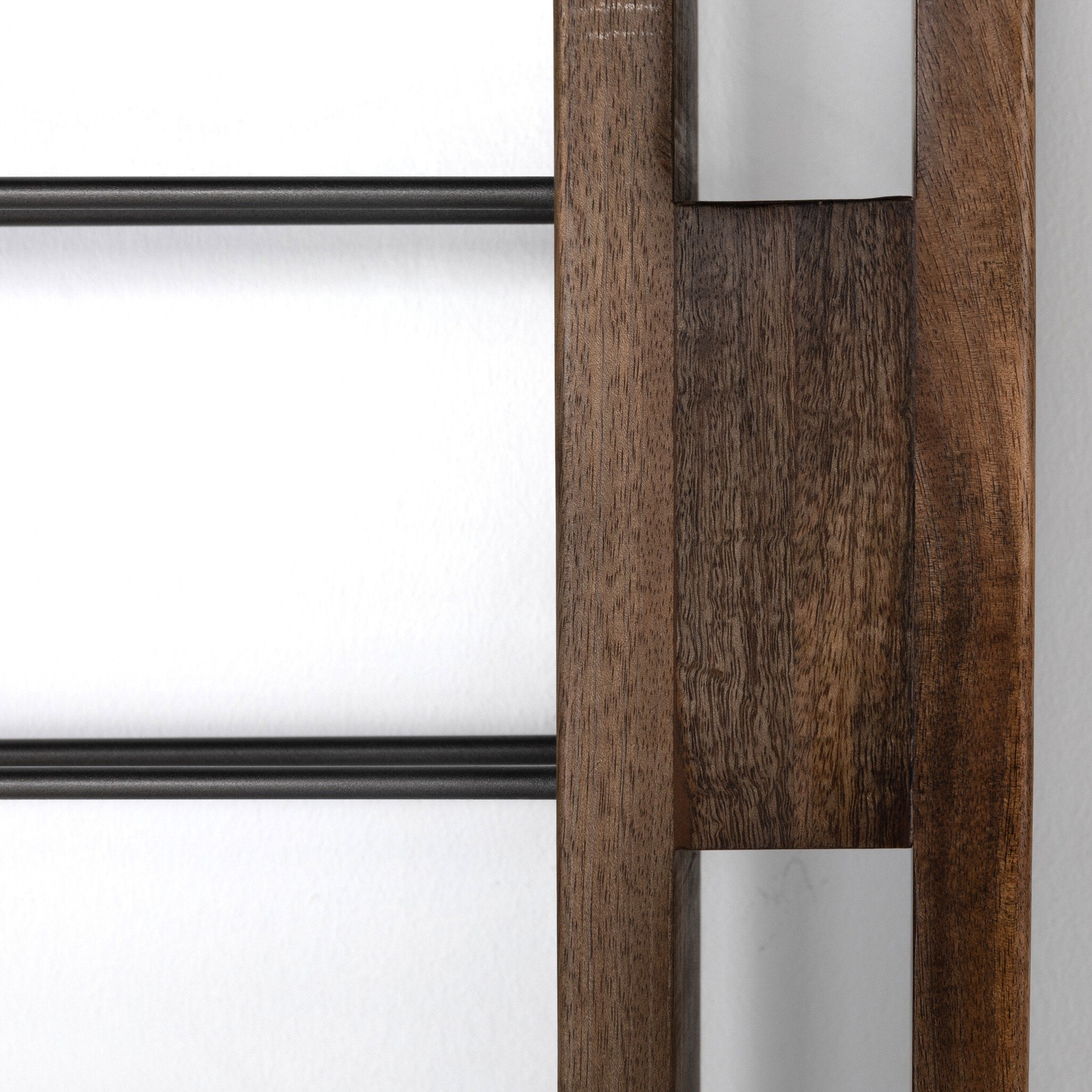 Four Hands Ortega Wine Rack — Smoked Mango-Gunmetal