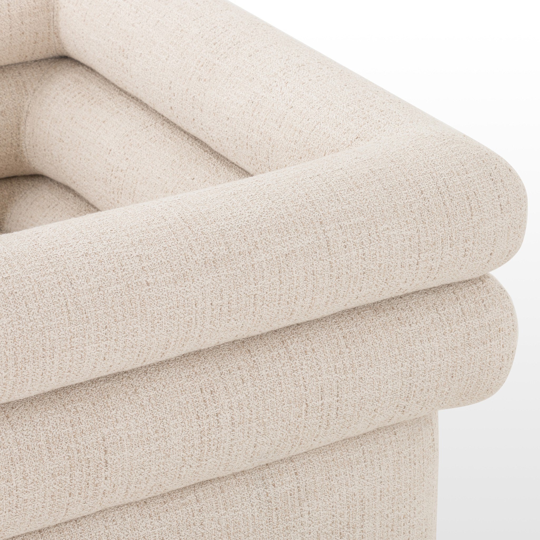 Four Hands Evie Swivel Chair — Hampton Cream