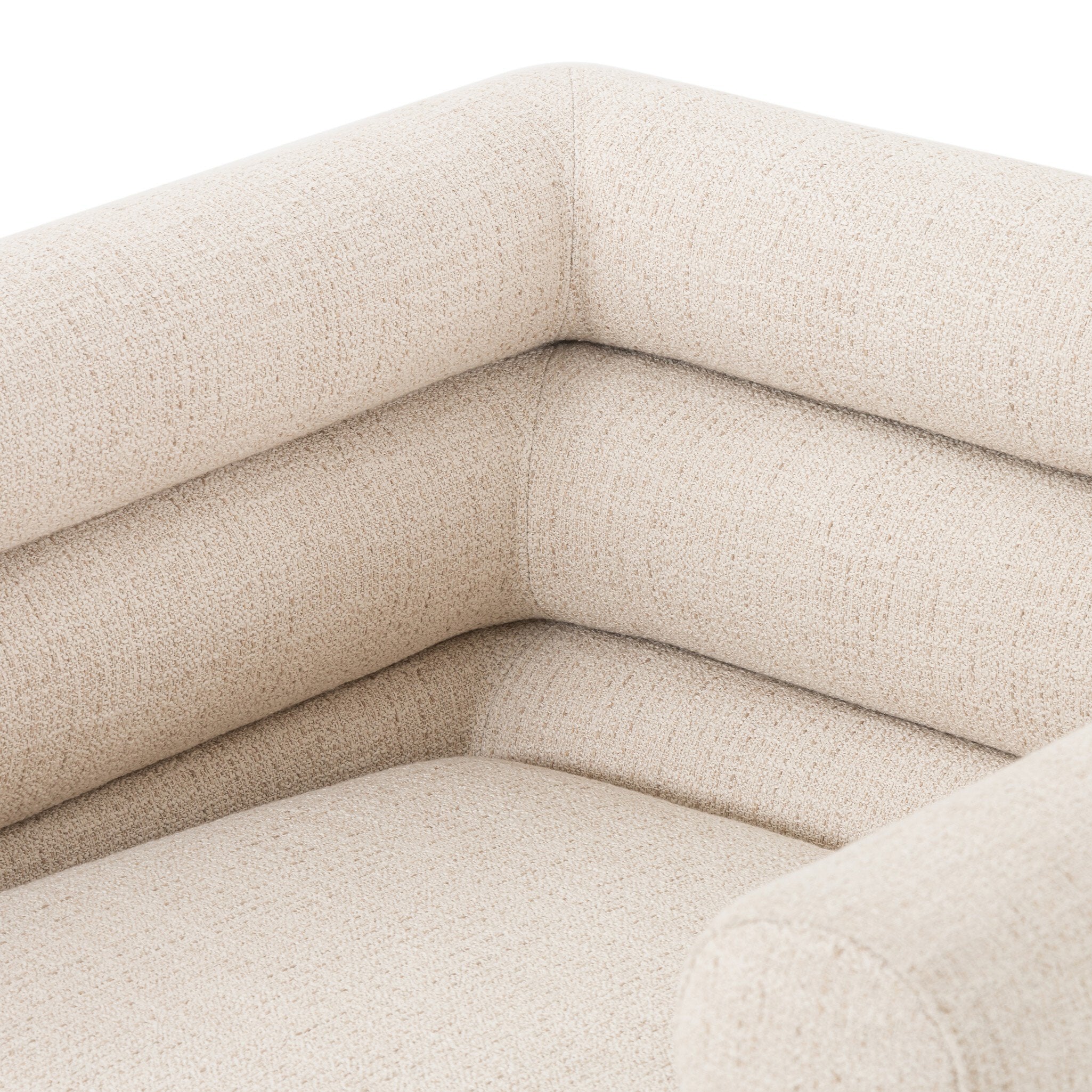 Four Hands Evie Swivel Chair — Hampton Cream