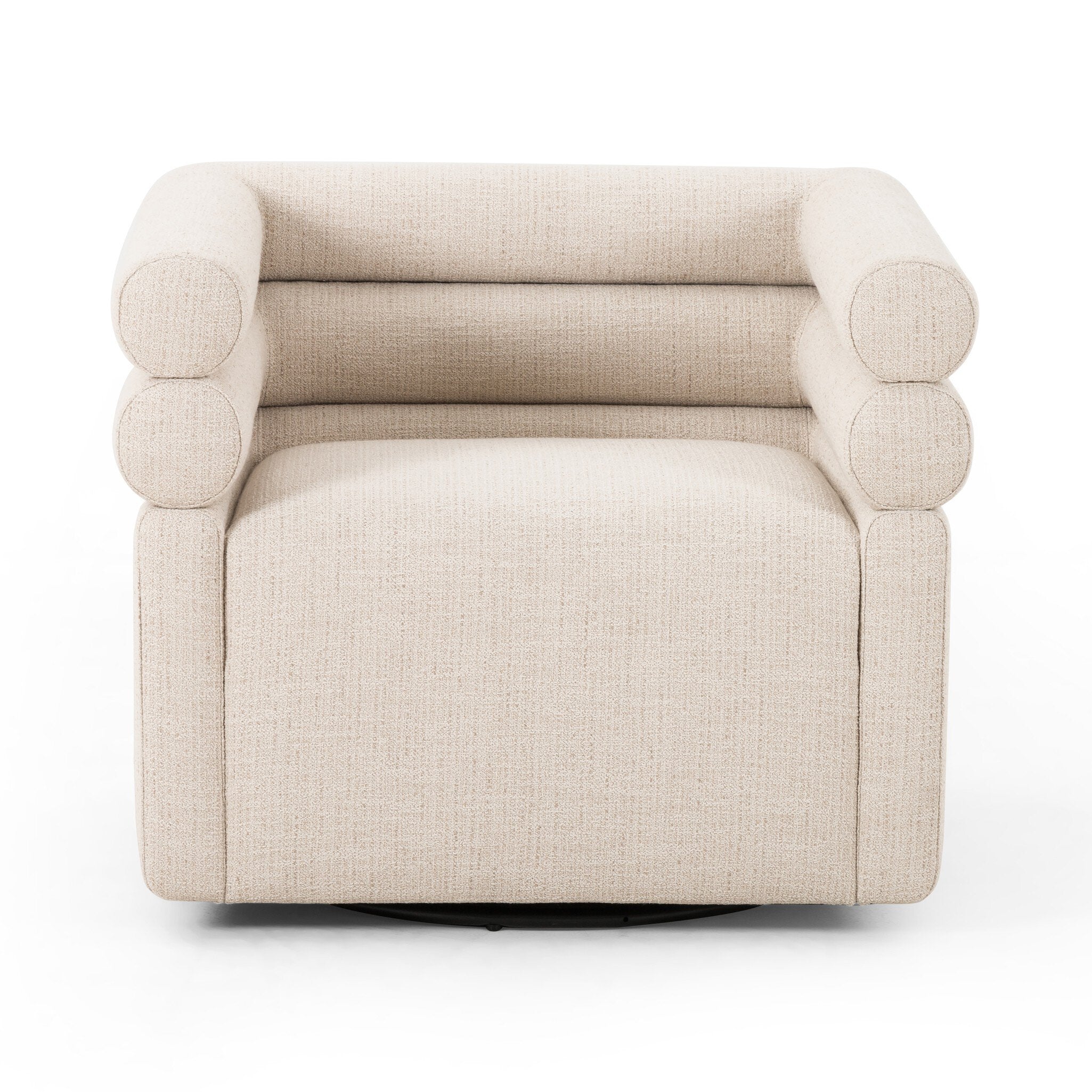 Four Hands Evie Swivel Chair — Hampton Cream