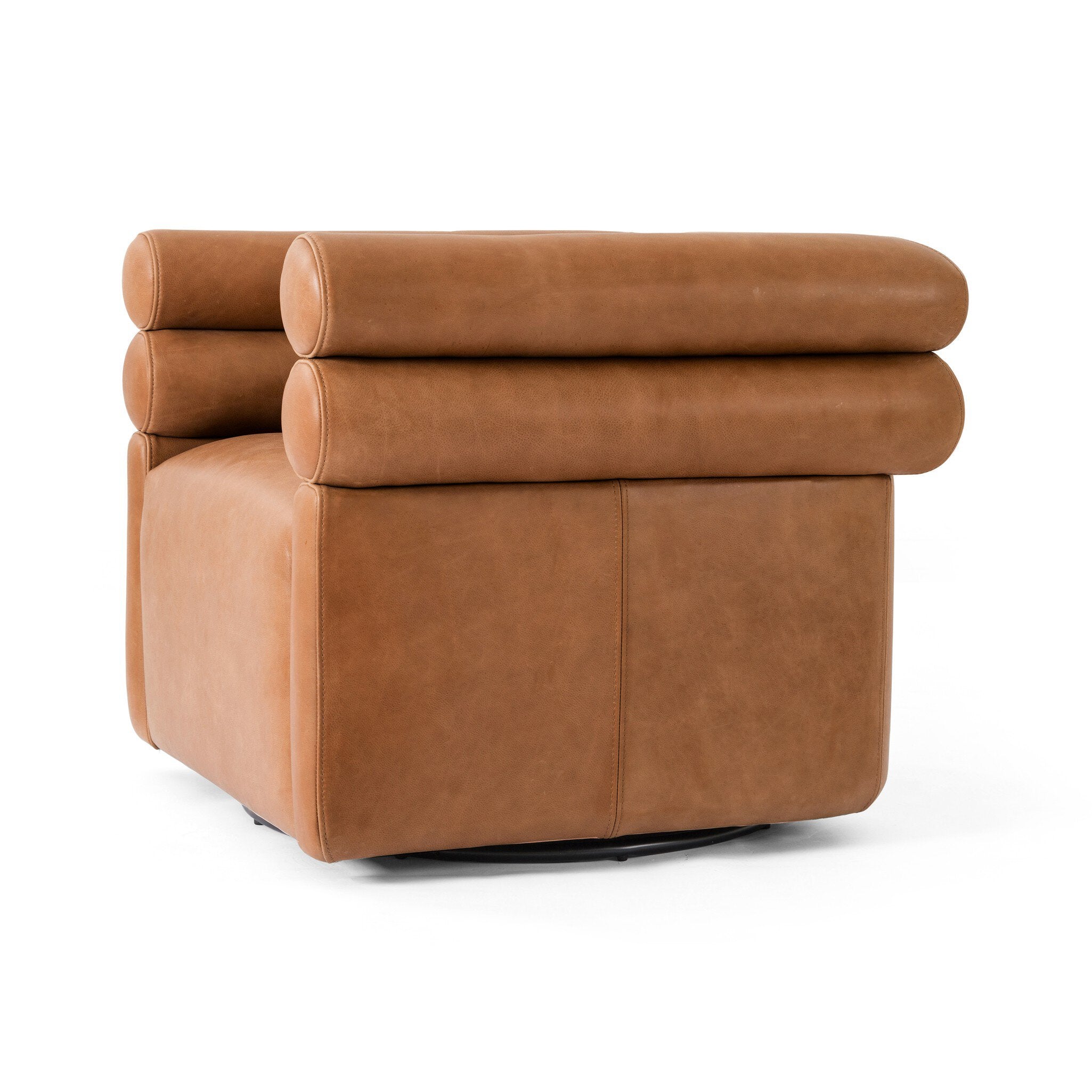Four Hands Evie Swivel Chair — Palermo Cognac