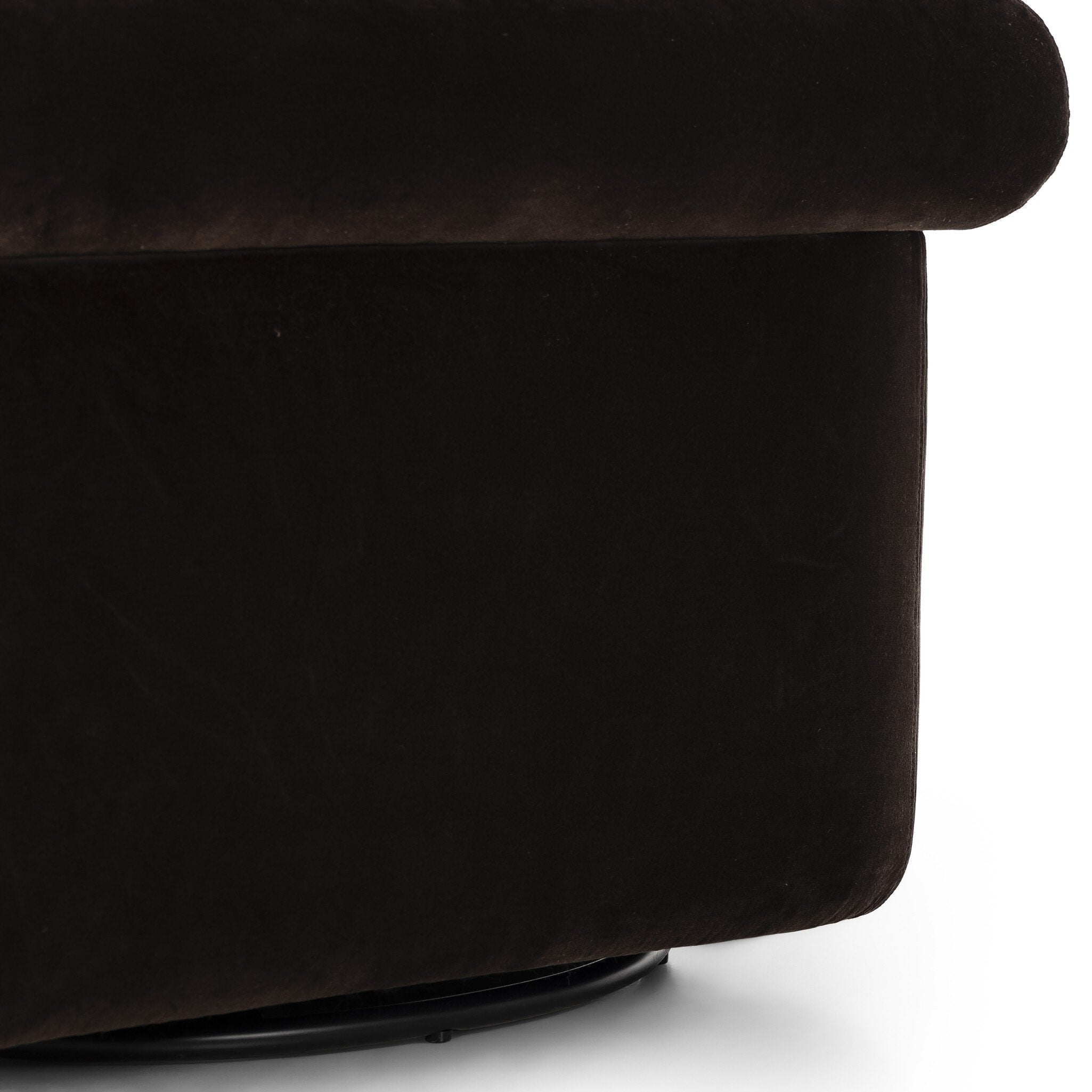 Four Hands Evie Swivel Chair — Surrey Cocoa