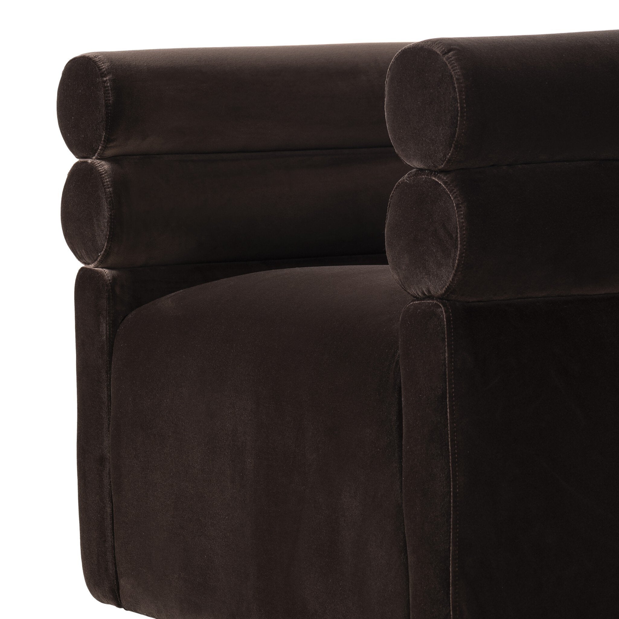 Four Hands Evie Swivel Chair — Surrey Cocoa