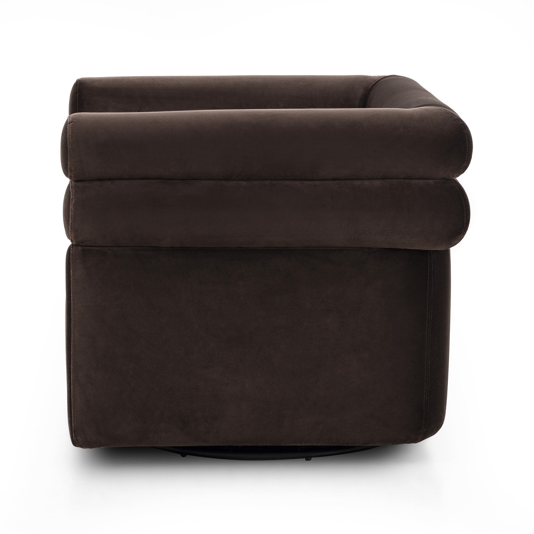 Four Hands Evie Swivel Chair — Surrey Cocoa