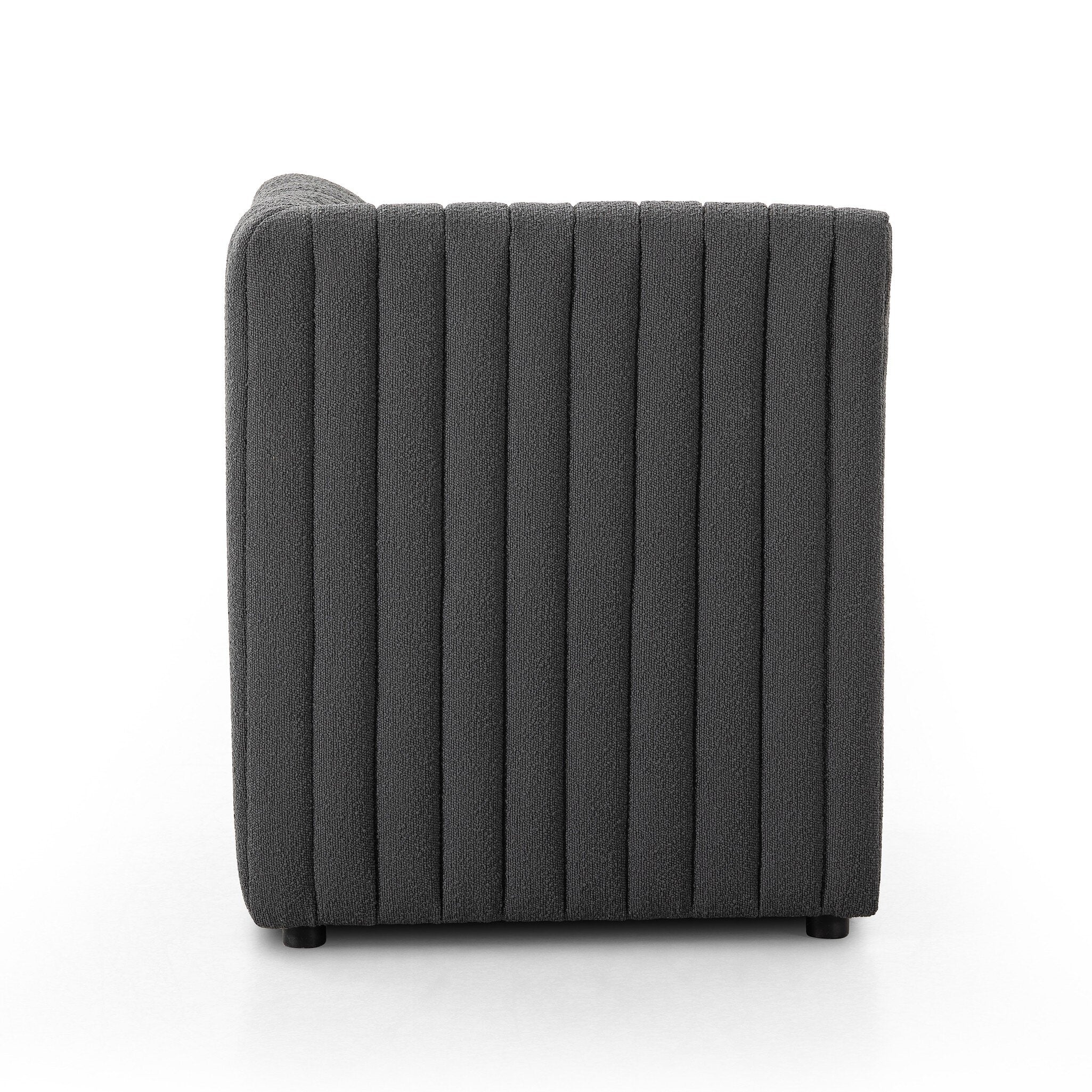 Four Hands Build Your Own: Augustine Dining Banquette — FIQA Boucle Charcoal