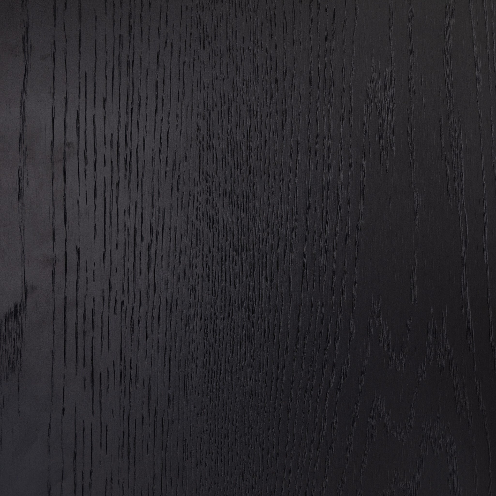 Four Hands Tolle Cabinet — Drifted Matte Black-Drifted Oak Solid-Worn Brass