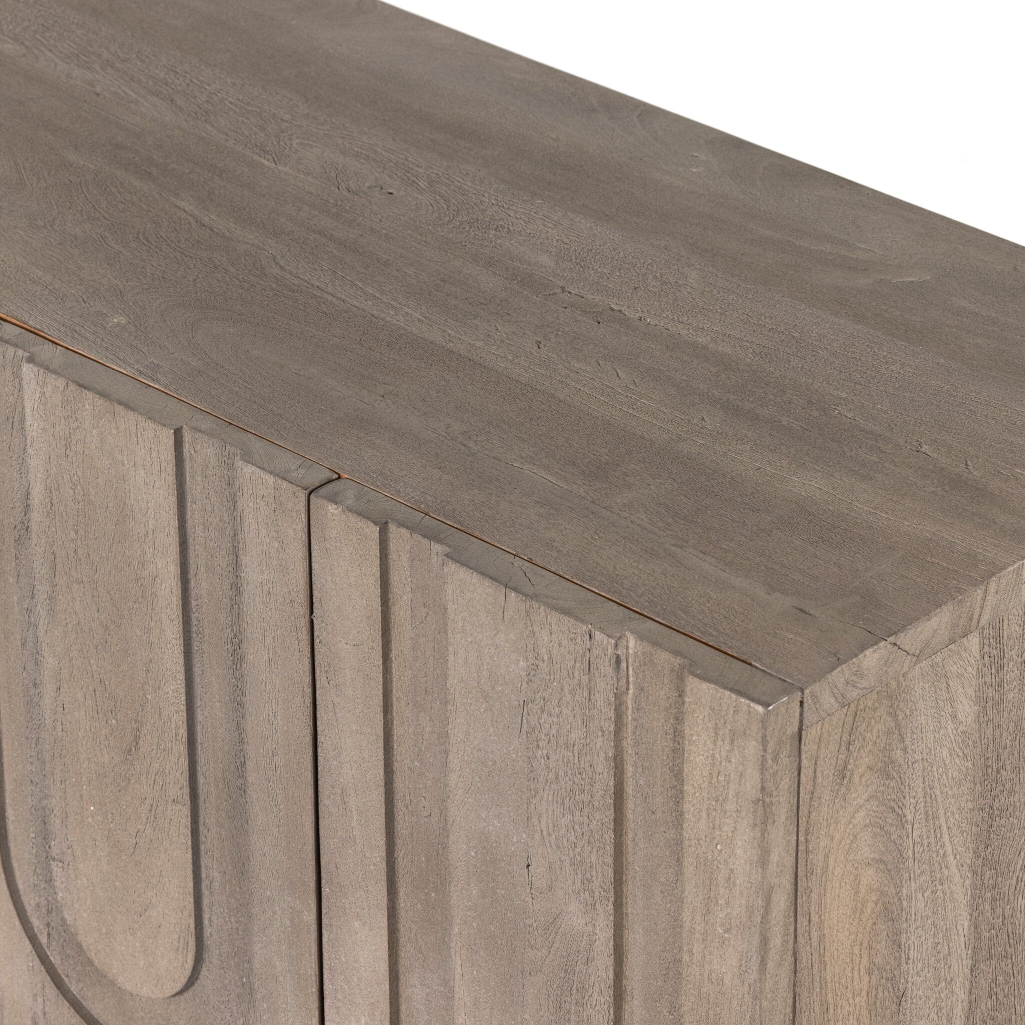 Four Hands Rivka Media Console — Aged Grey