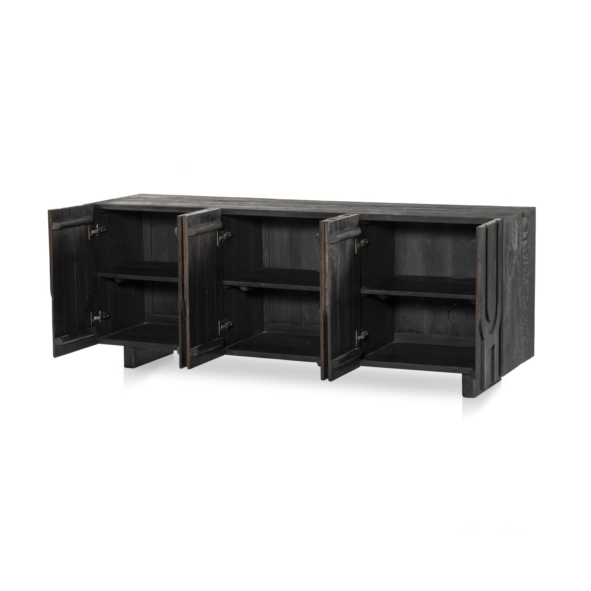 Four Hands Rivka Media Console — Dark Totem