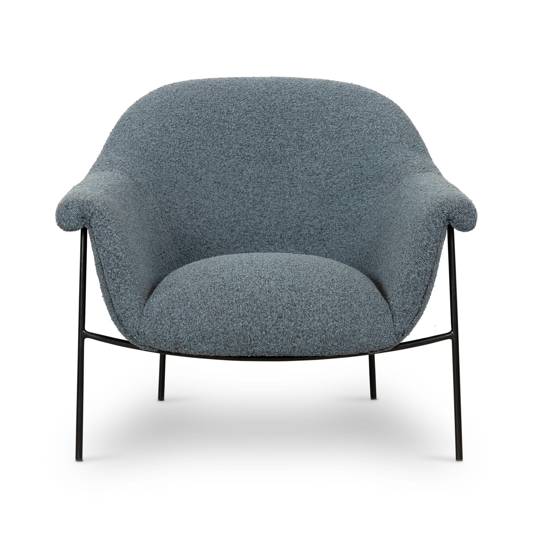 Four Hands Suerte Chair — Knoll Sky-Matte Ebony