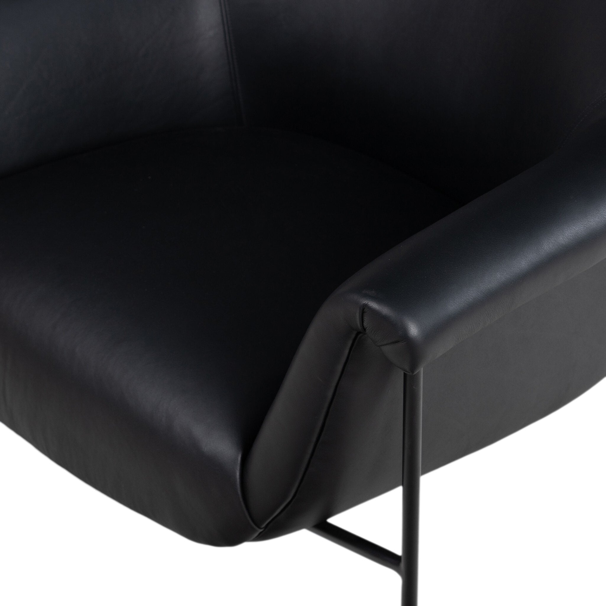 Four Hands Suerte Chair — Carson Black-Matte Ebony