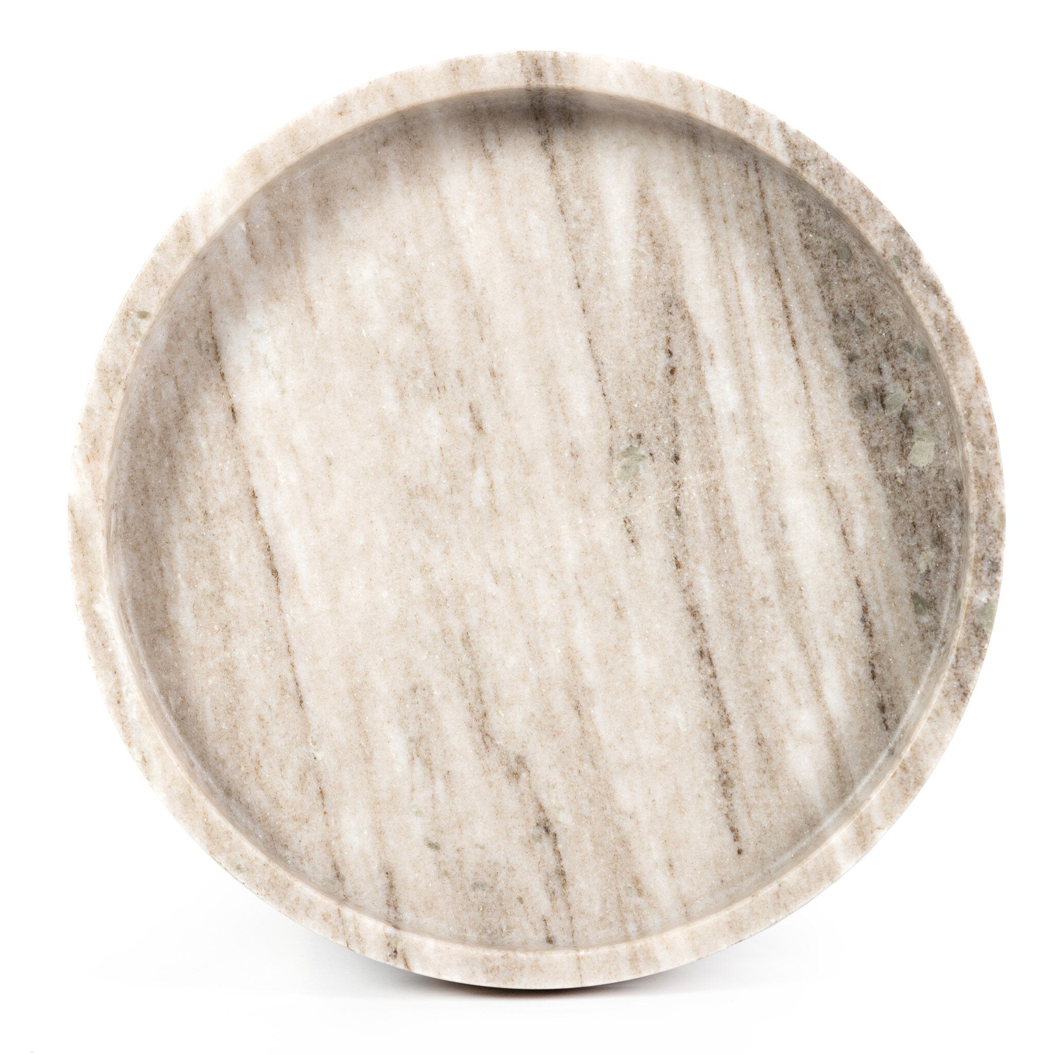 Four Hands Kanto Bowls, Set Of 2 — Black Marble-Antique White Marble