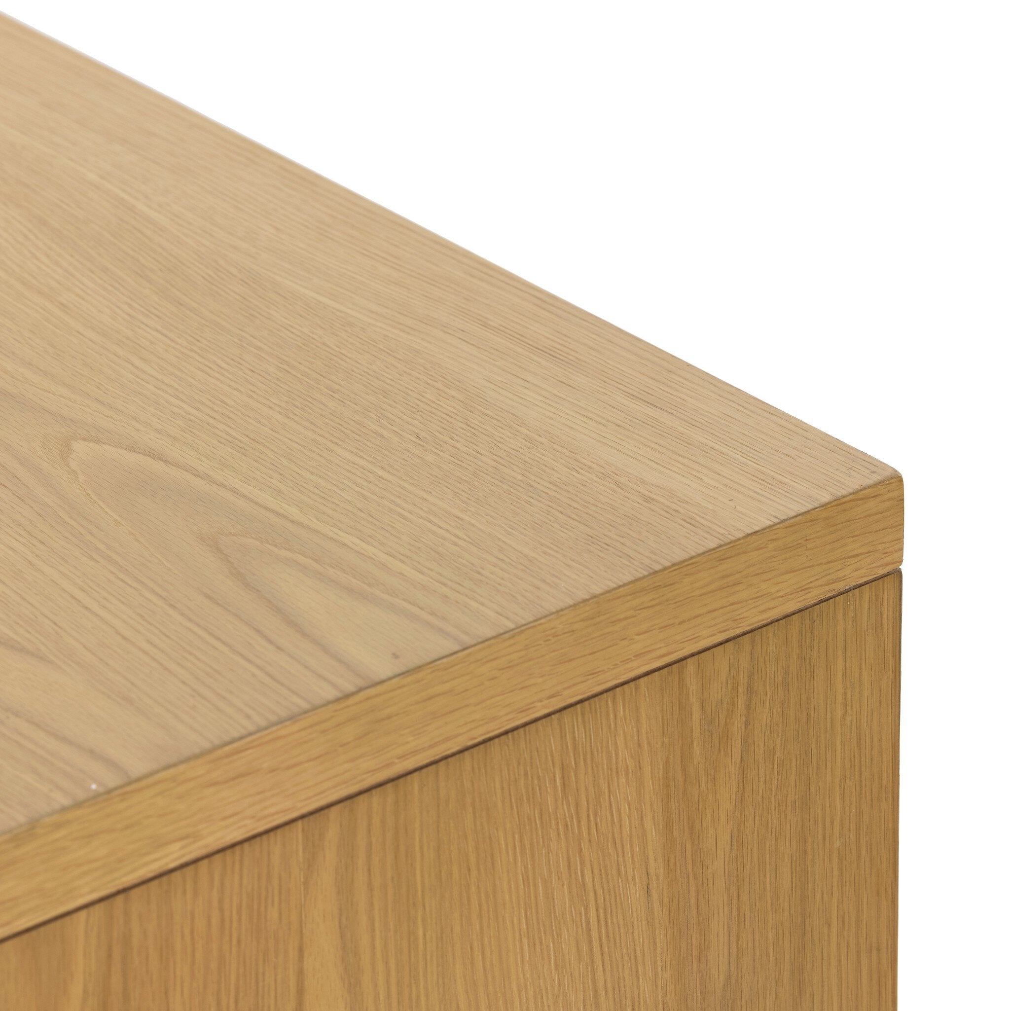 Four Hands Allegra Sideboard — Honey Oak Veneer-Honey Oak-Light Natural Cane