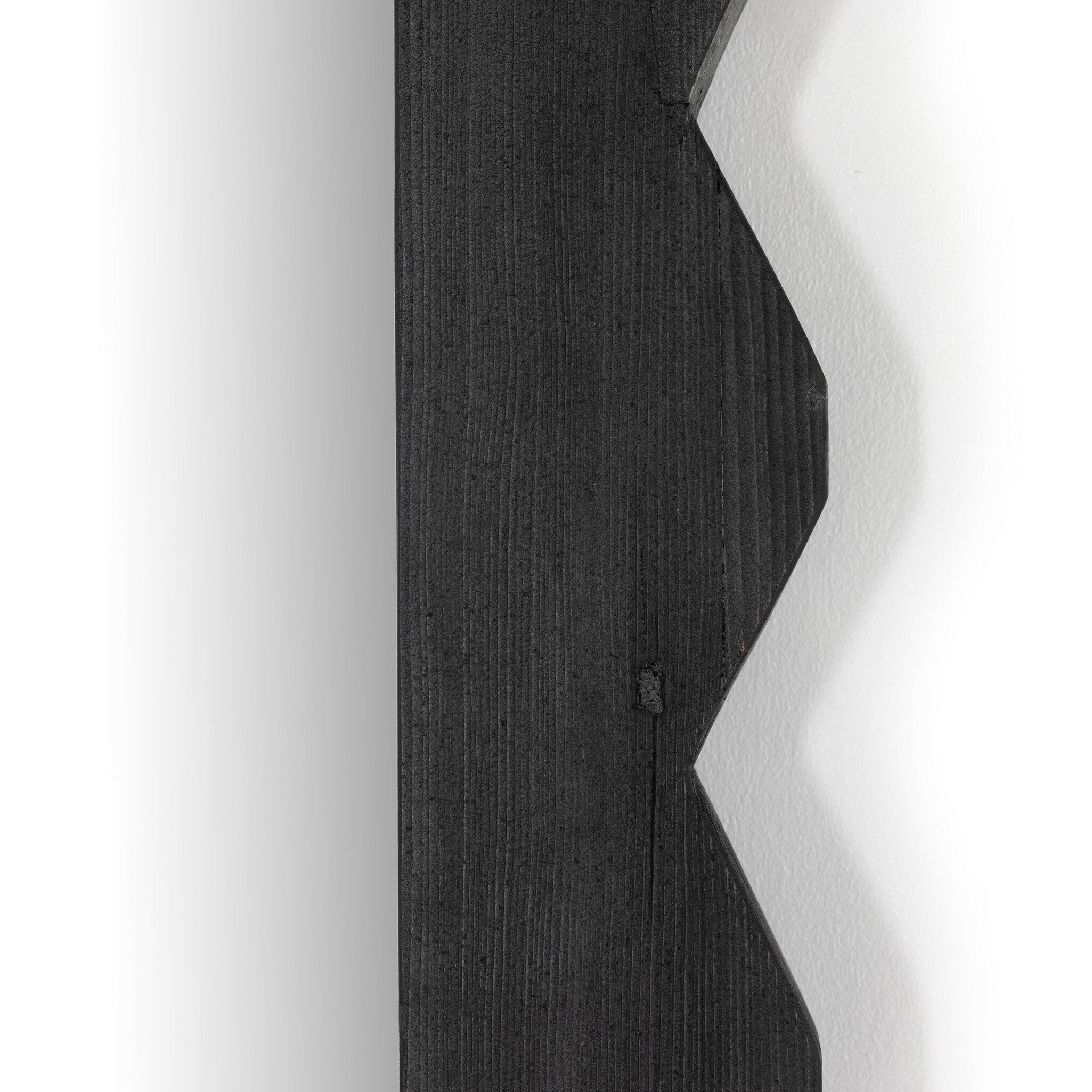 Four Hands Aldrik Mirror — Black Reclaimed Pine