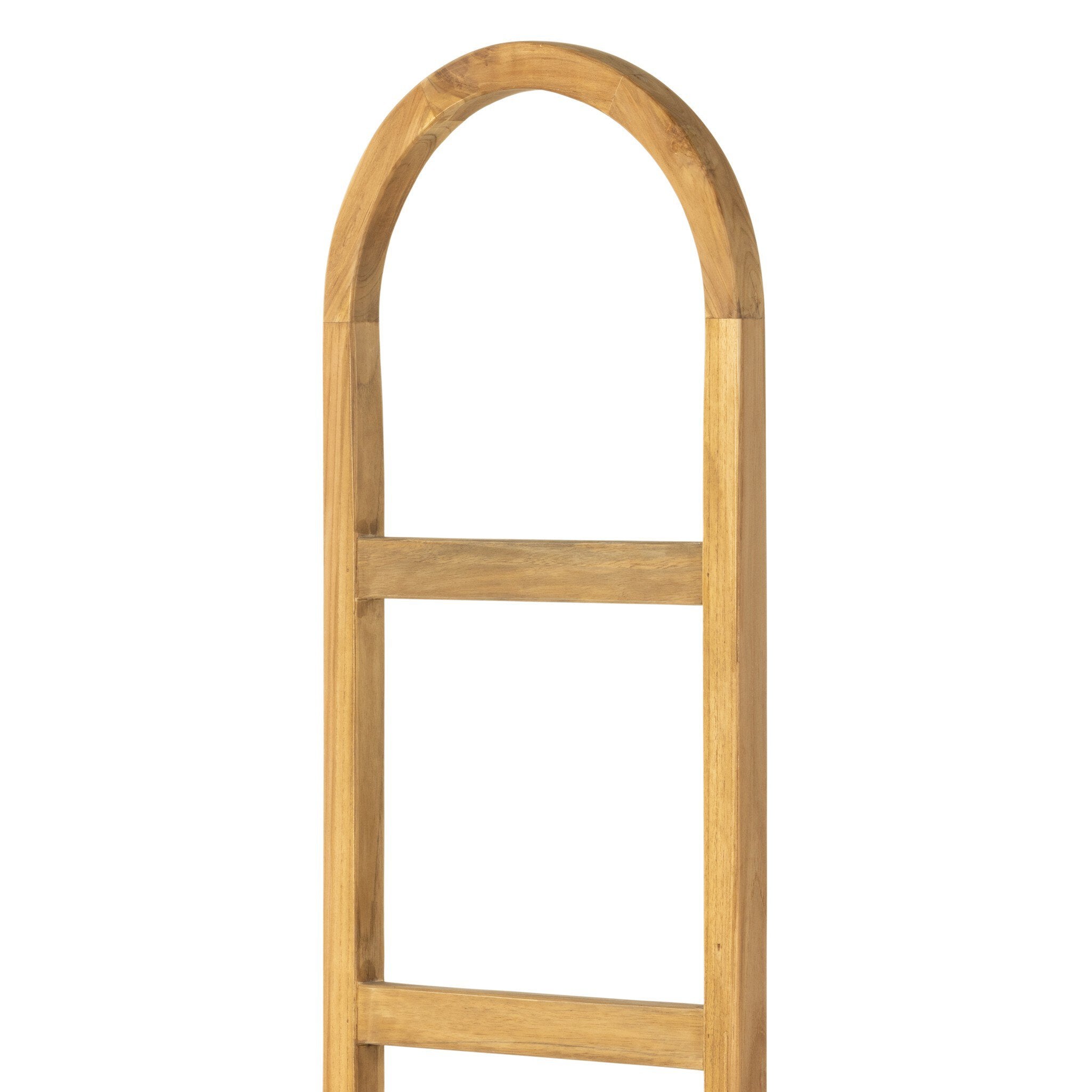 Four Hands Arched Ladder — Natural Teak