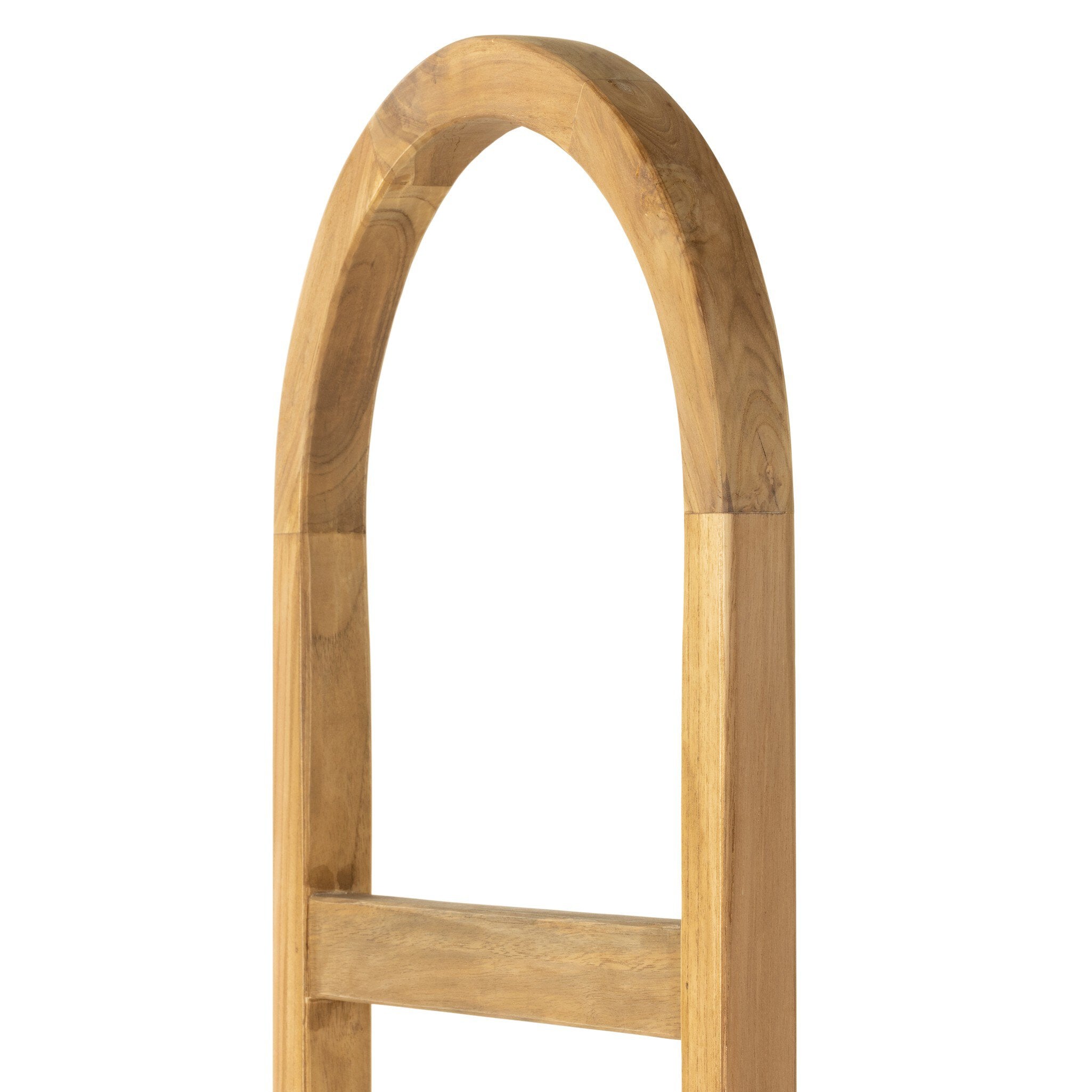 Four Hands Arched Ladder — Natural Teak