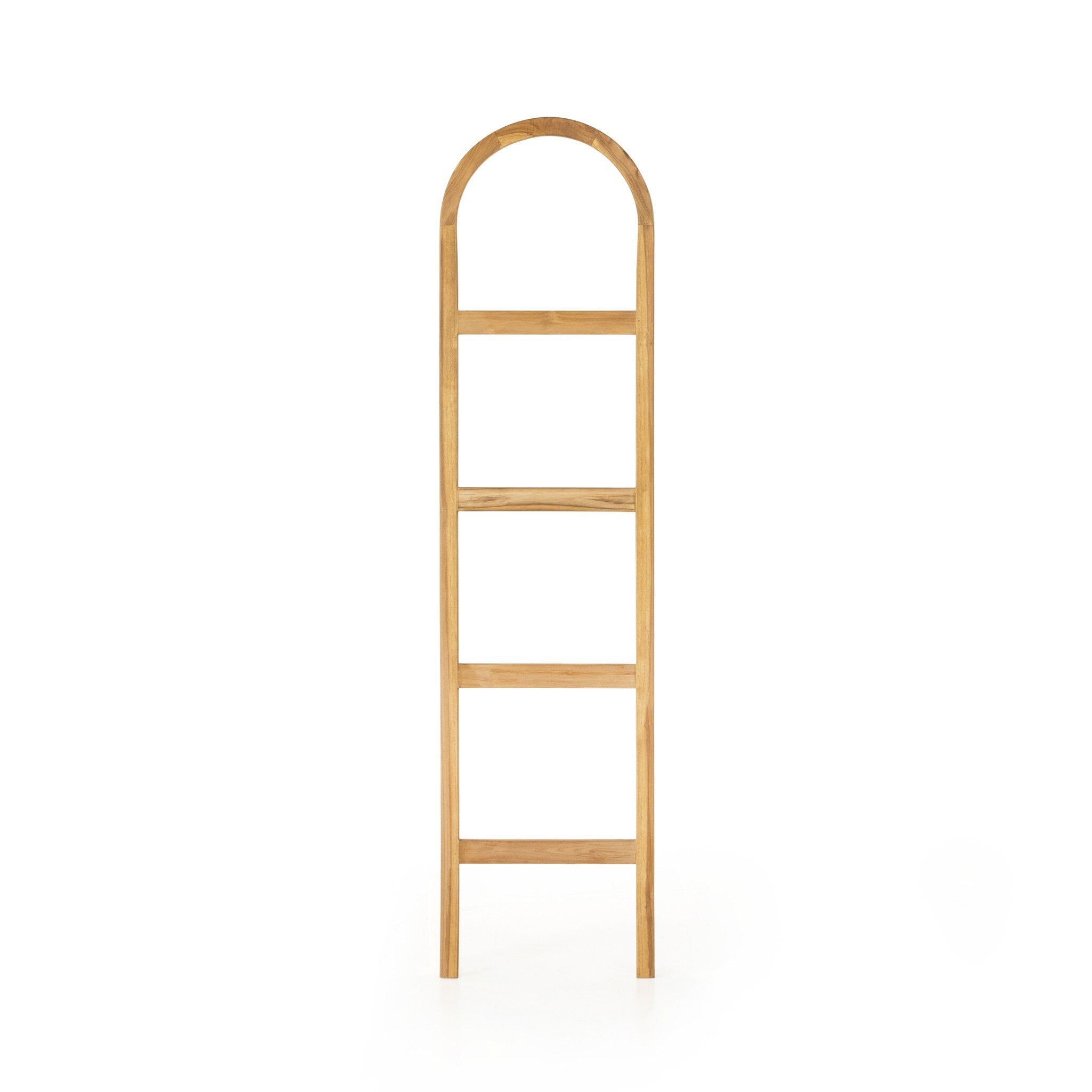 Four Hands Arched Ladder — Natural Teak