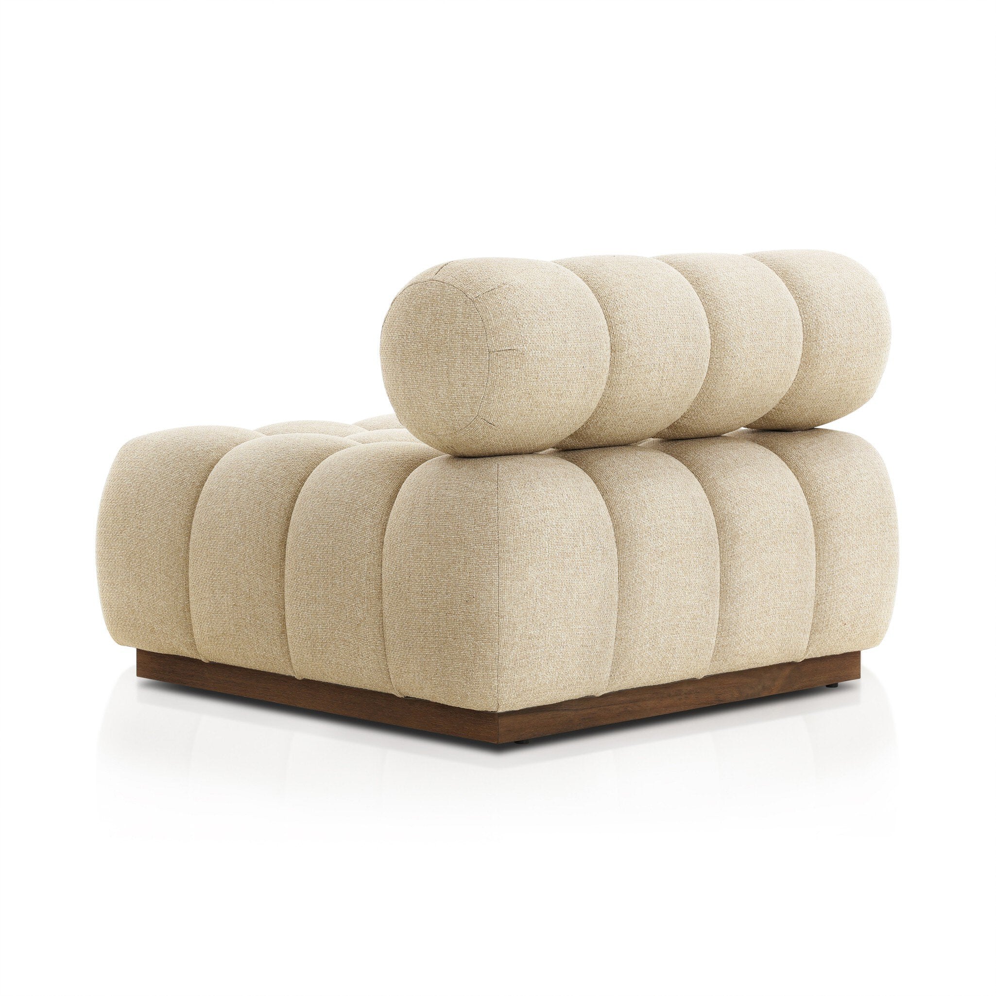 Four Hands Build Your Own: Roma Outdoor Sectional — Hayes Cream-Stained Toasted Brown