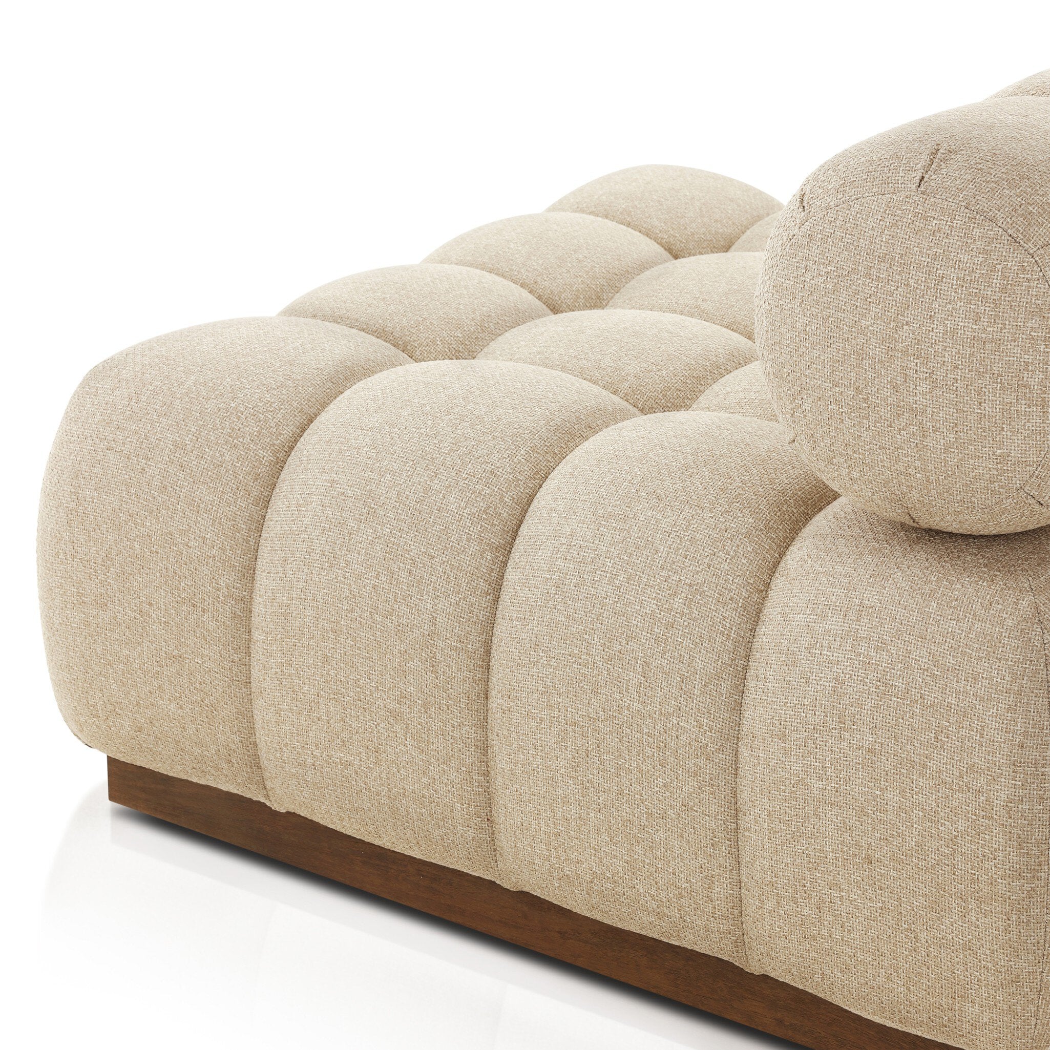 Four Hands Build Your Own: Roma Outdoor Sectional — Hayes Cream-Stained Toasted Brown