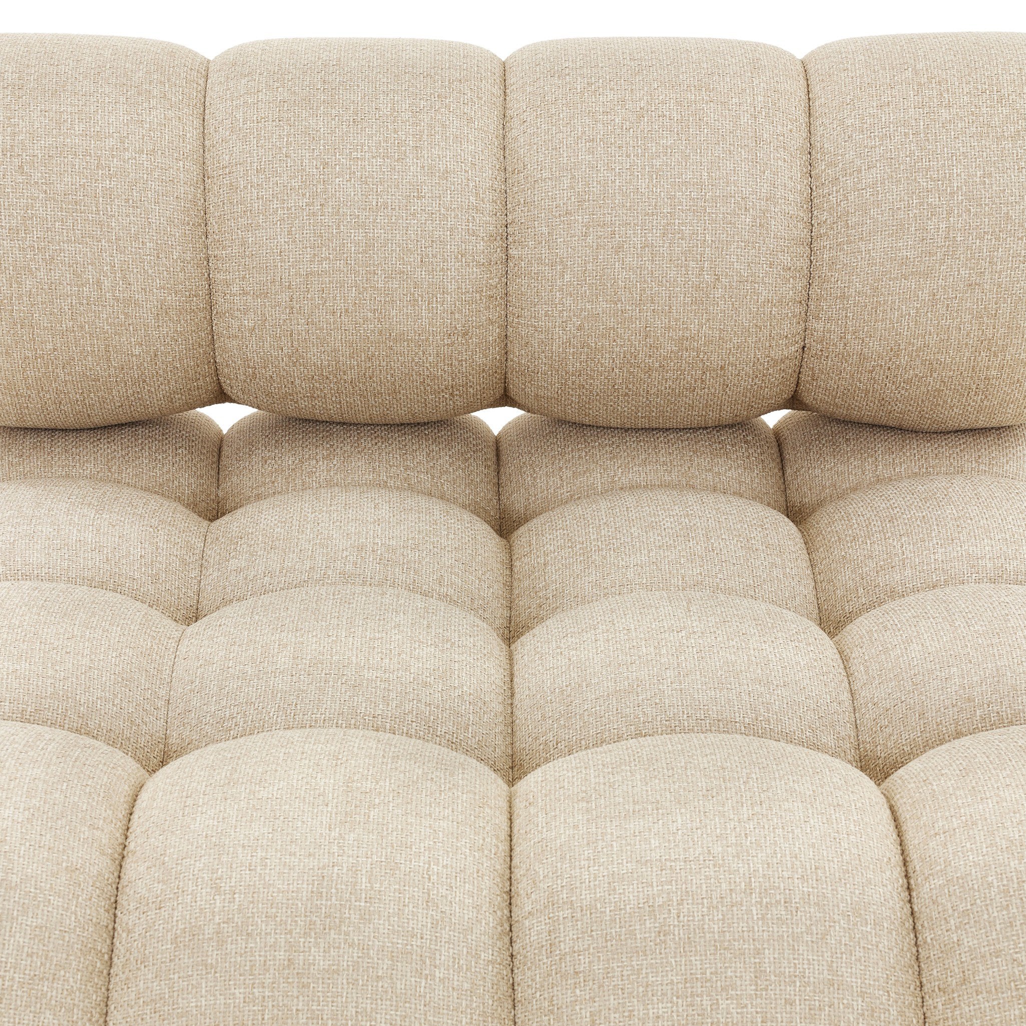 Four Hands Build Your Own: Roma Outdoor Sectional — Hayes Cream-Stained Toasted Brown