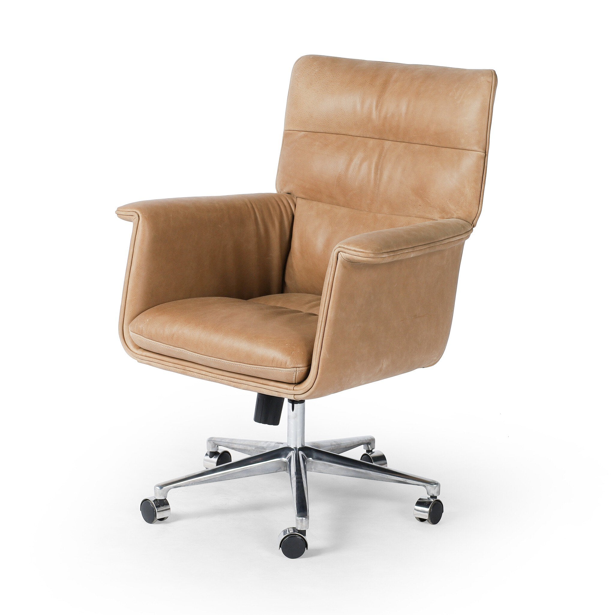 Four Hands Humphrey Desk Chair — Palermo Drift-Polished Aluminum