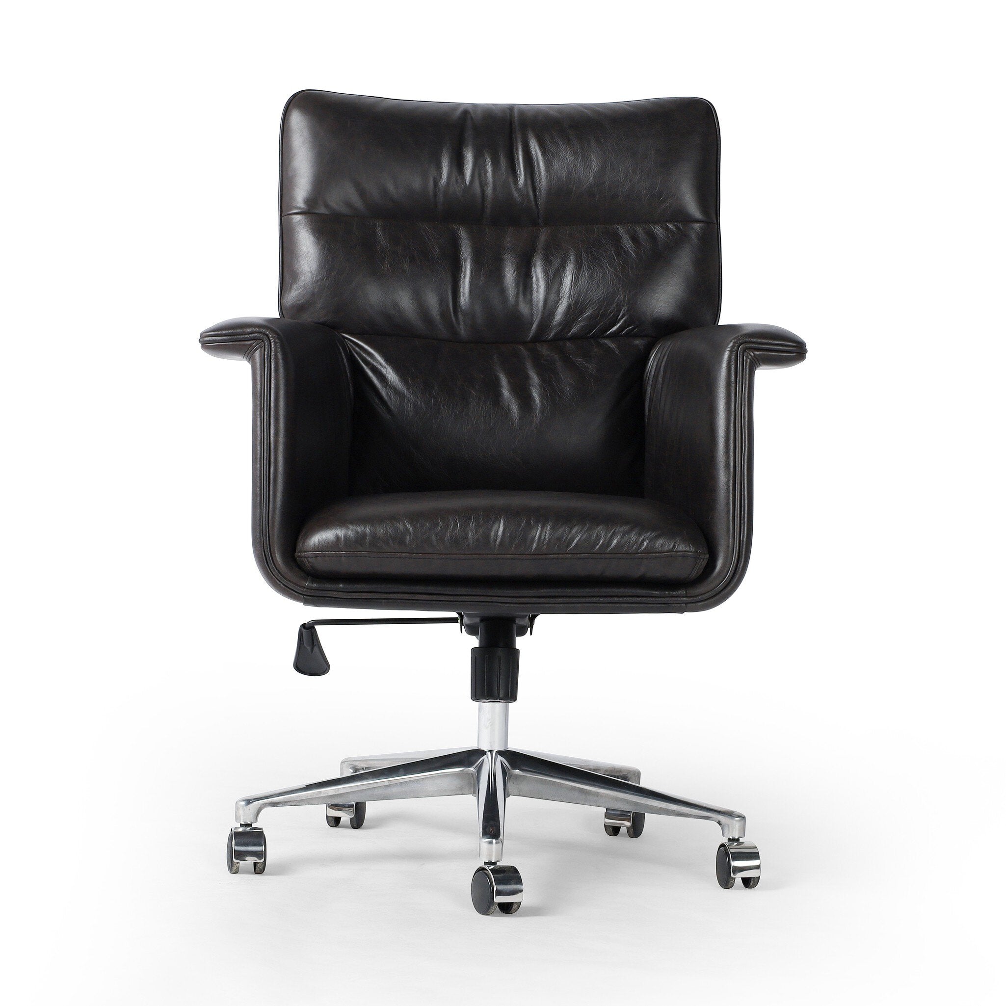 Four Hands Humphrey Desk Chair — Sonoma Black-Polished Aluminum