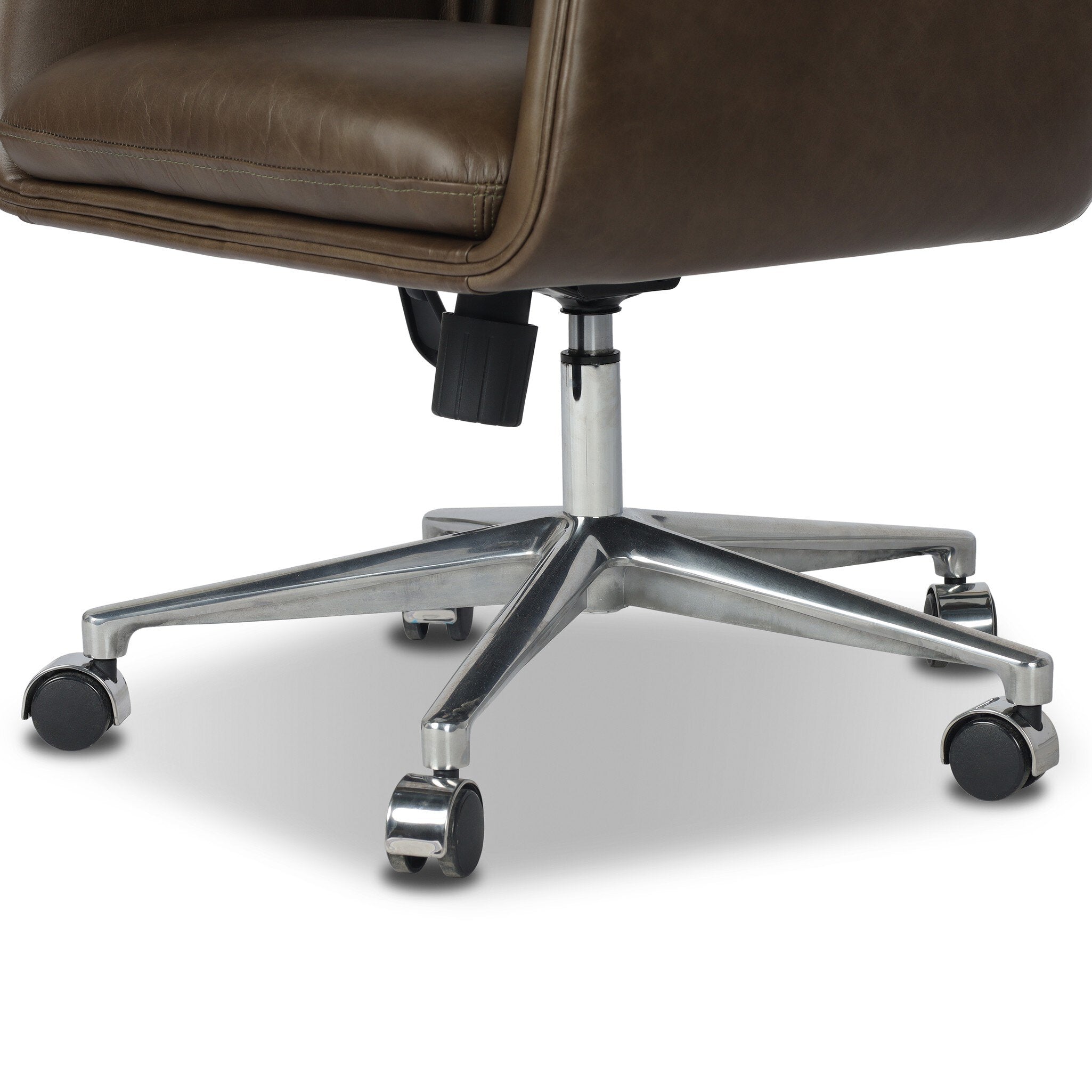 Four Hands Humphrey Desk Chair — Sonoma Olive-Polished Aluminum