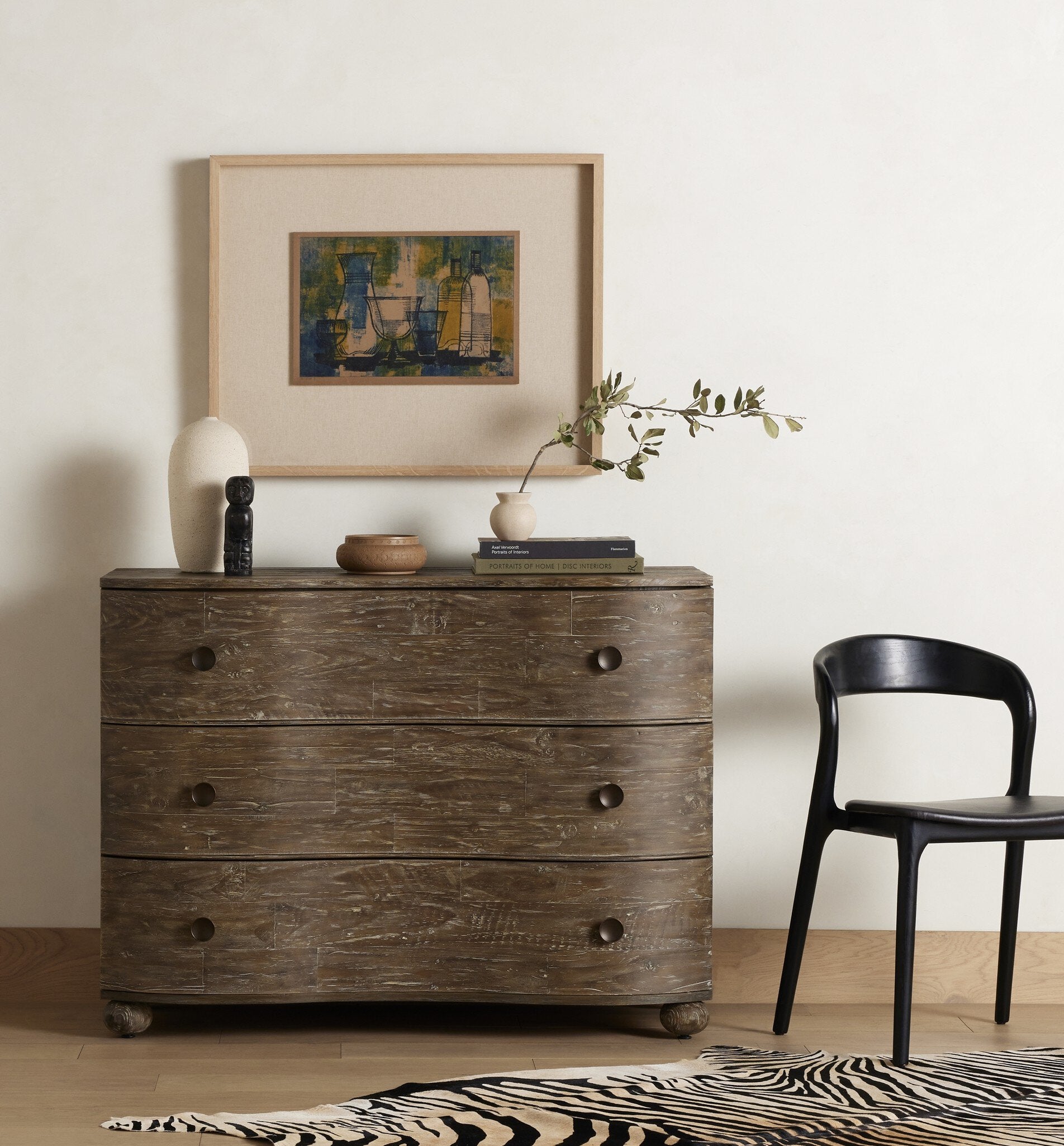 Four Hands Amare Dining Chair — Sonoma Black-Black