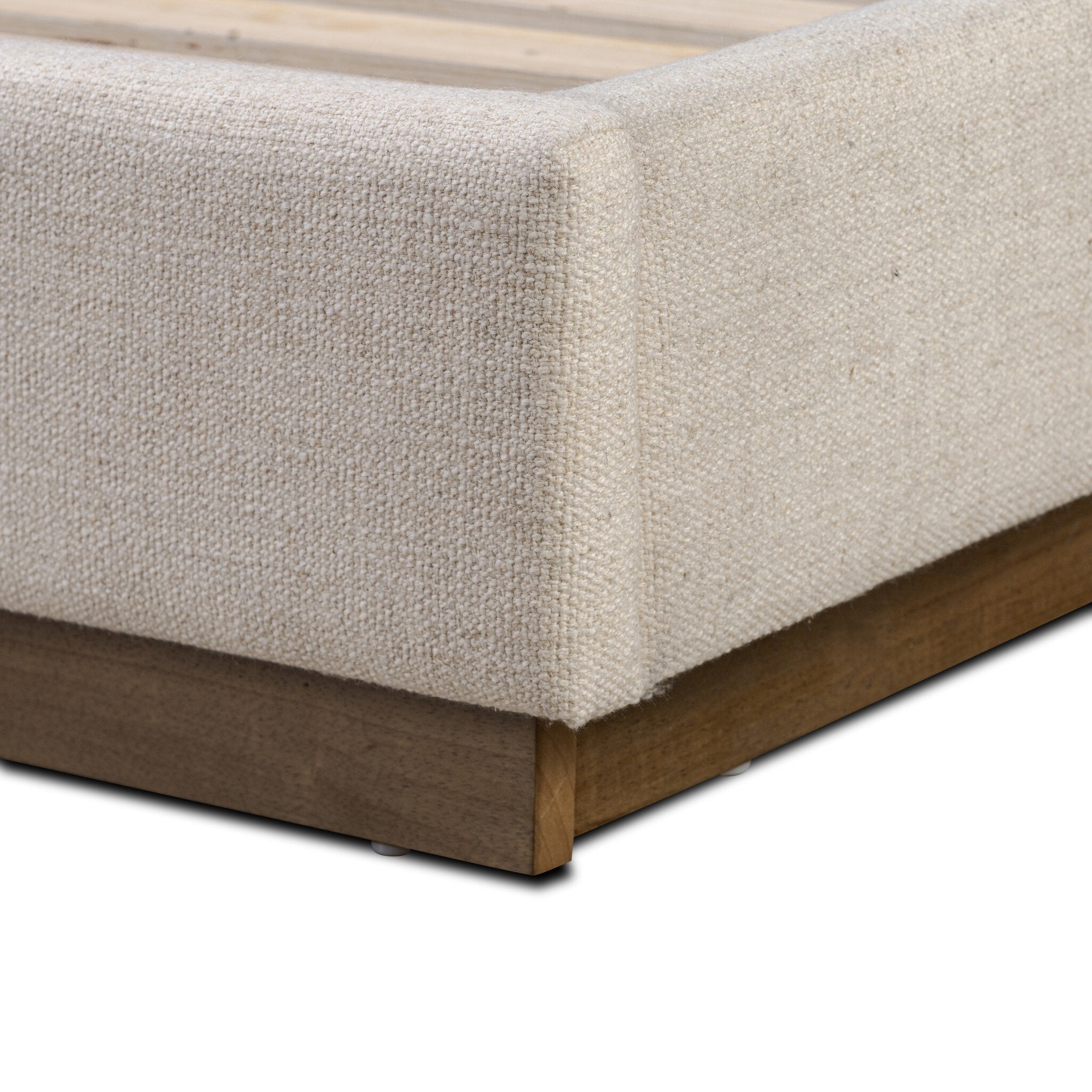 Four Hands Montgomery Bed — Thames Cream-Weathered Sepia-King