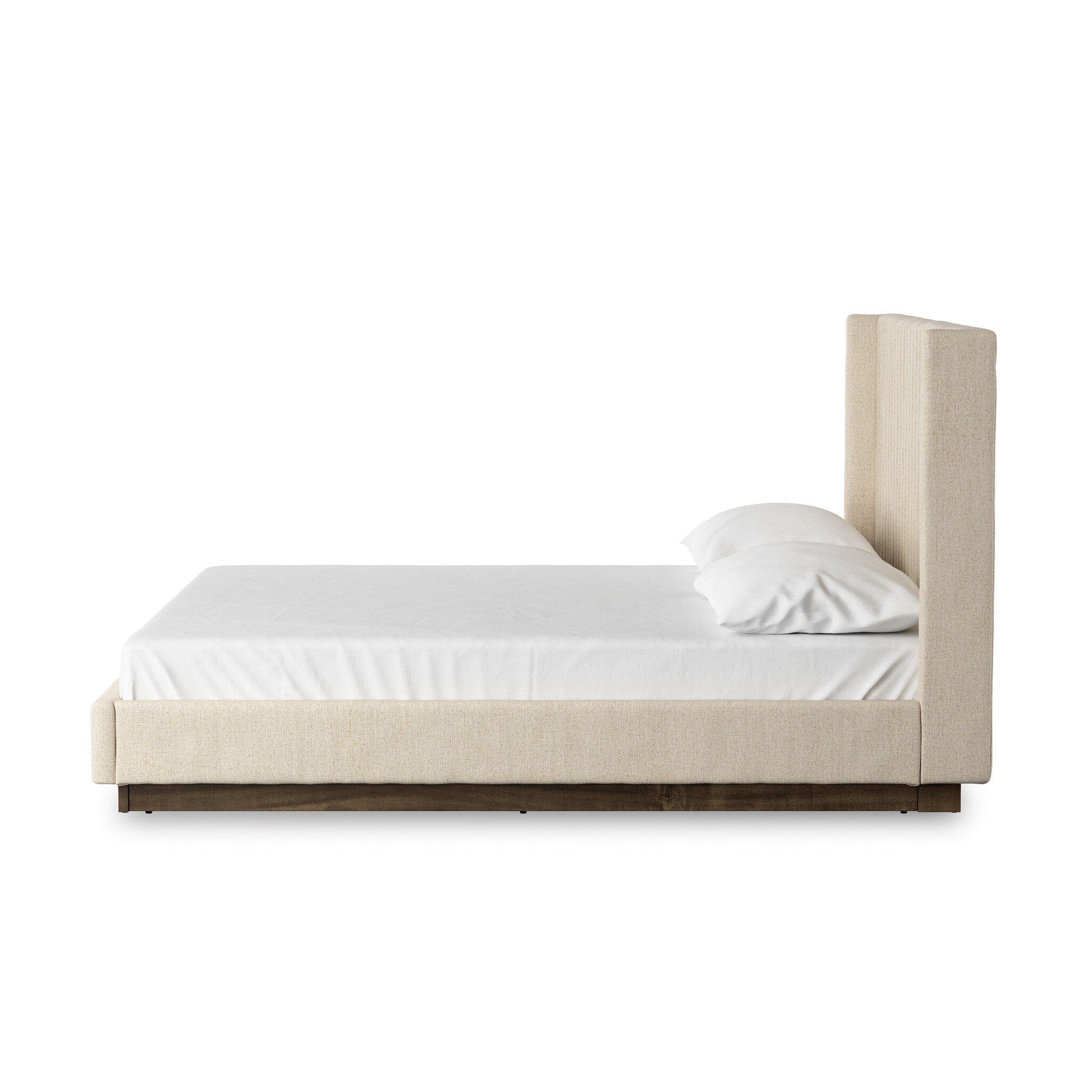 Four Hands Montgomery Bed — Thames Cream-Weathered Sepia-King