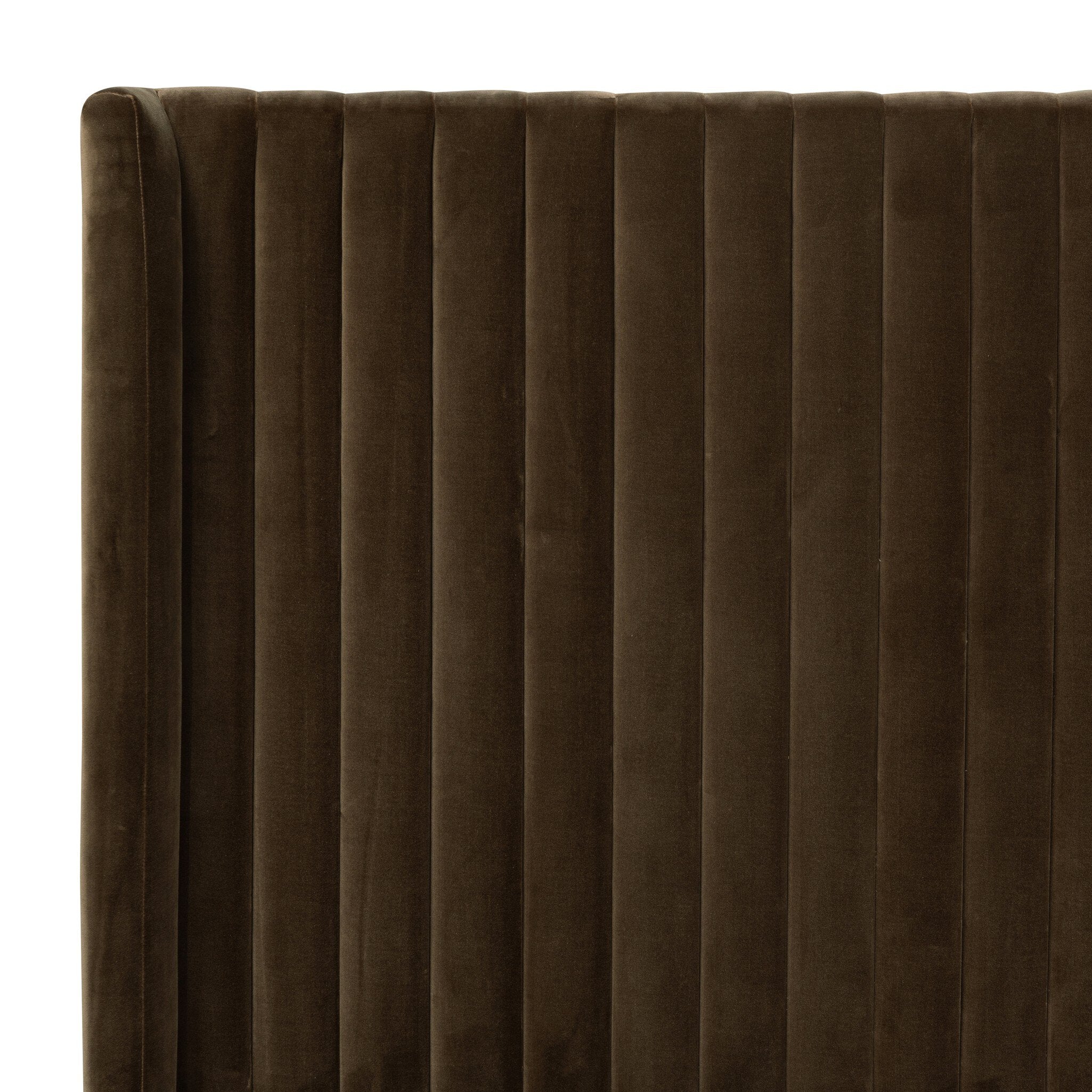 Four Hands Montgomery Bed — Surrey Mink-Weathered Sepia-Queen