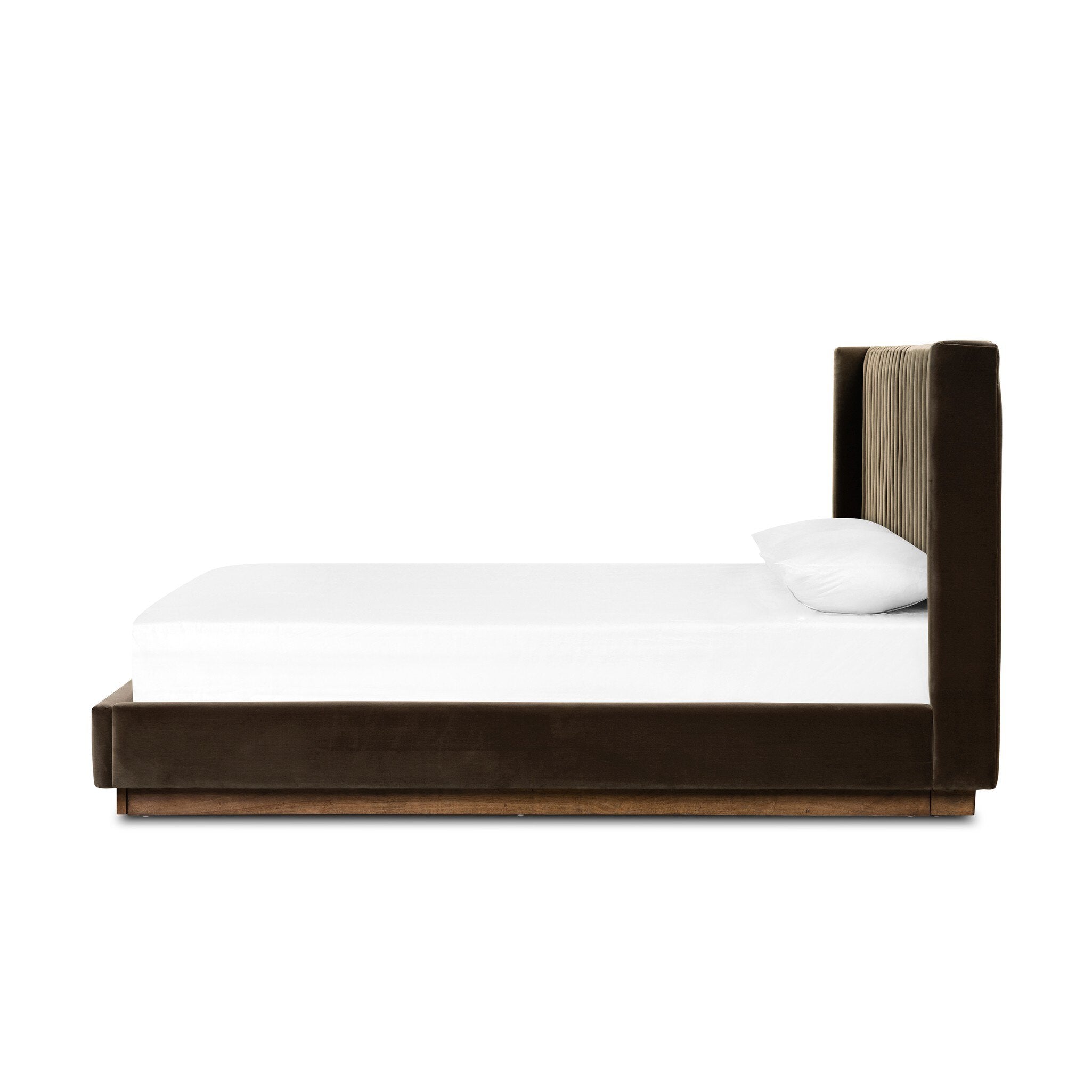 Four Hands Montgomery Bed — Surrey Mink-Weathered Sepia-King
