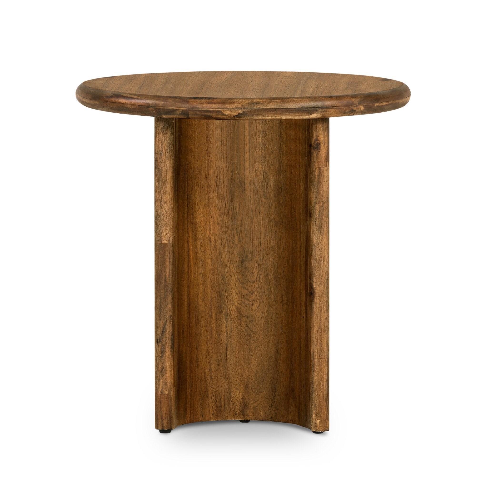 Four Hands Paden End Table — Seasoned Brown Acacia-Seasoned Brown Acacia Solid