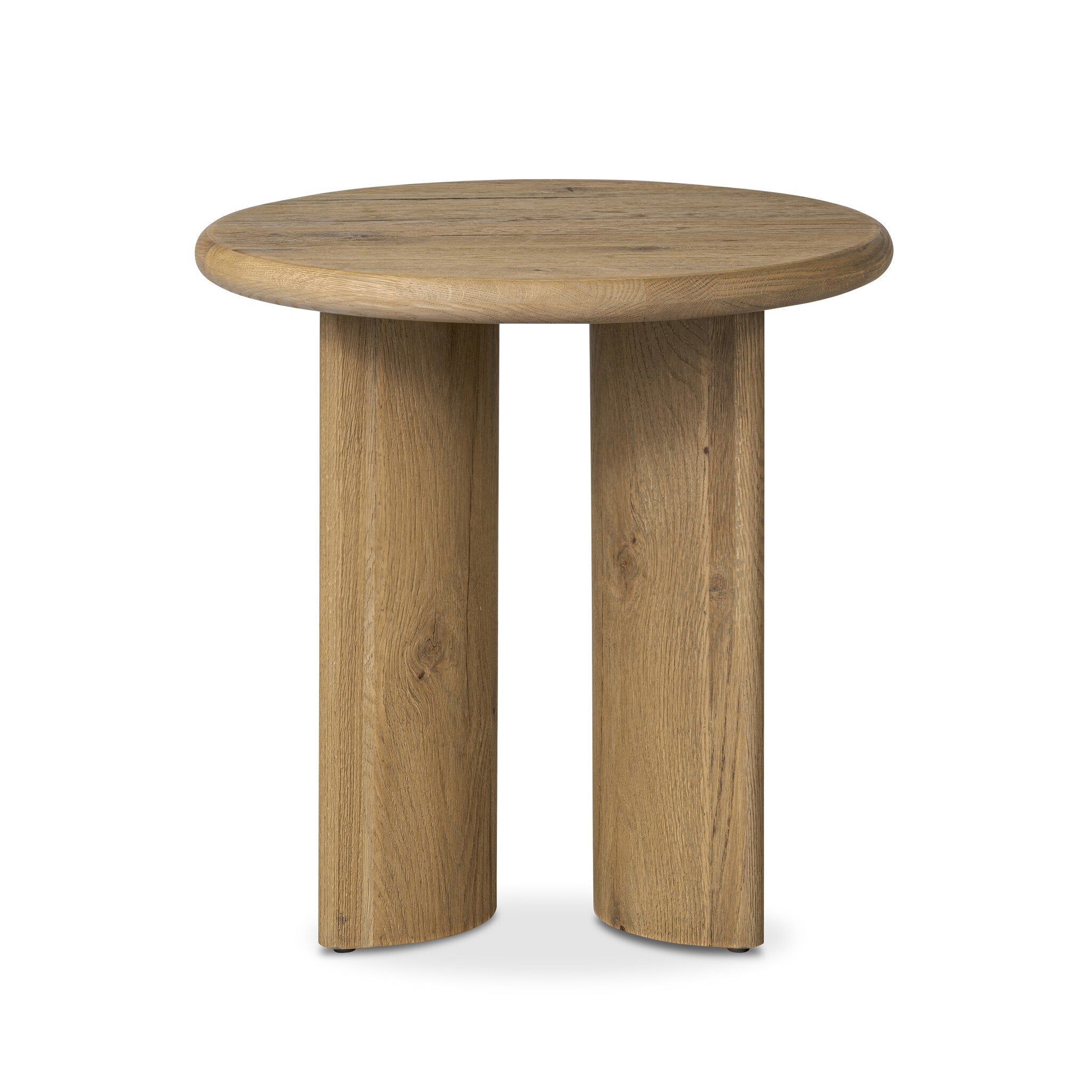 Four Hands Paden End Table — Worn Oak-Worn Oak Veneer