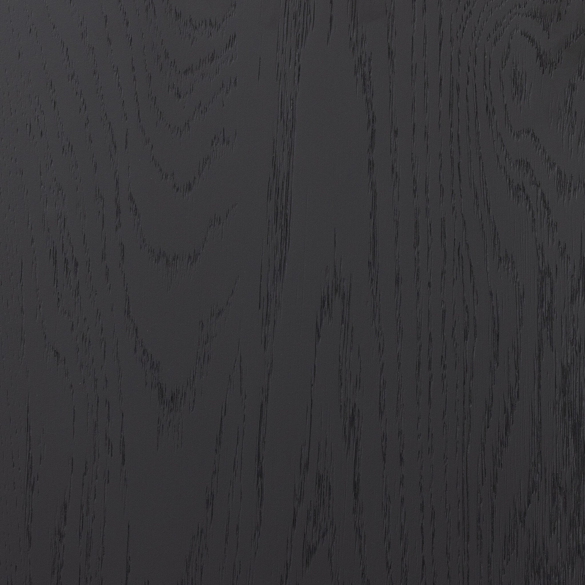 Four Hands Millie Small Cabinet — Drifted Matte Black-Drifted Oak Veneer-Antique Pewter