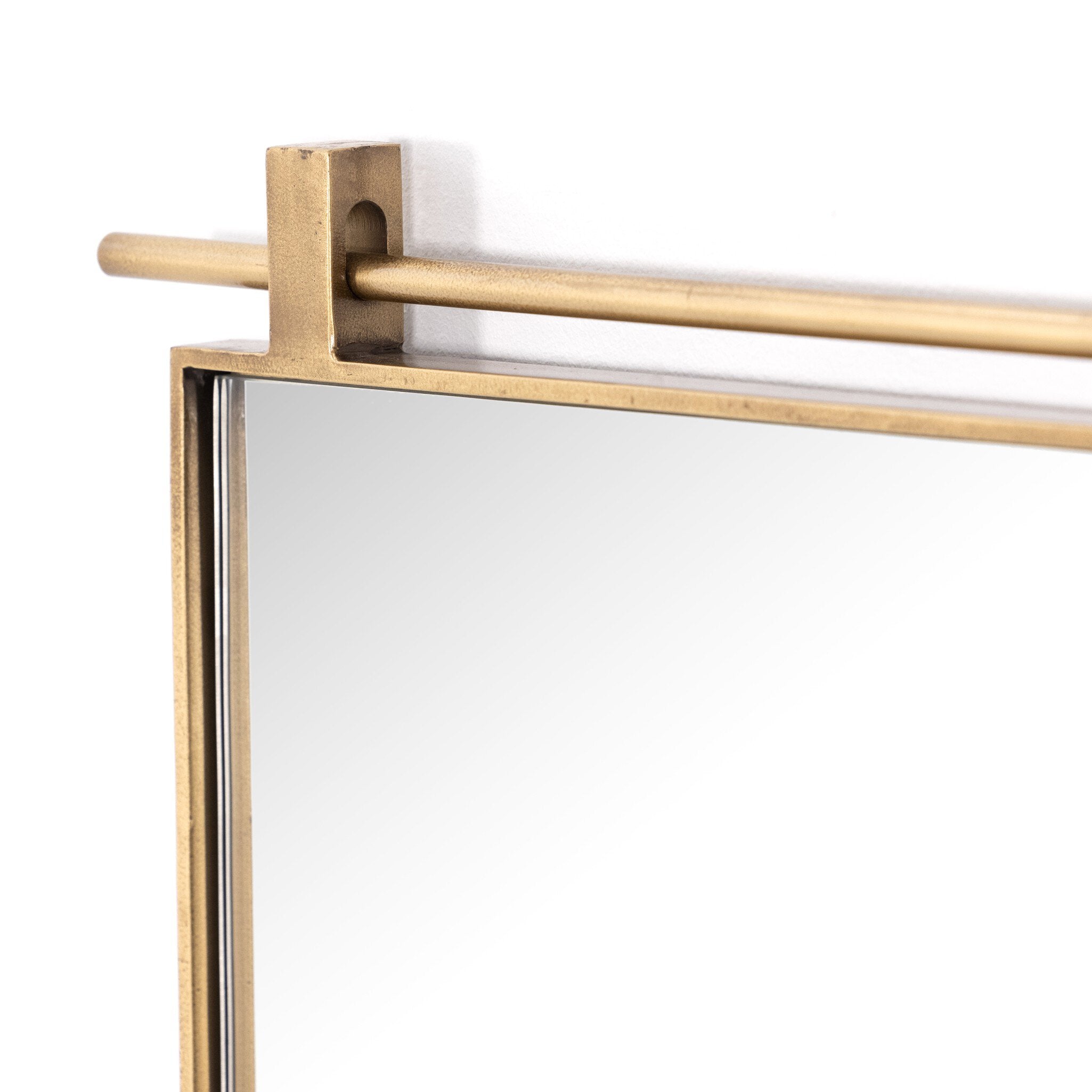 Four Hands Chico Small Mirror — Antique Brass-Mirror