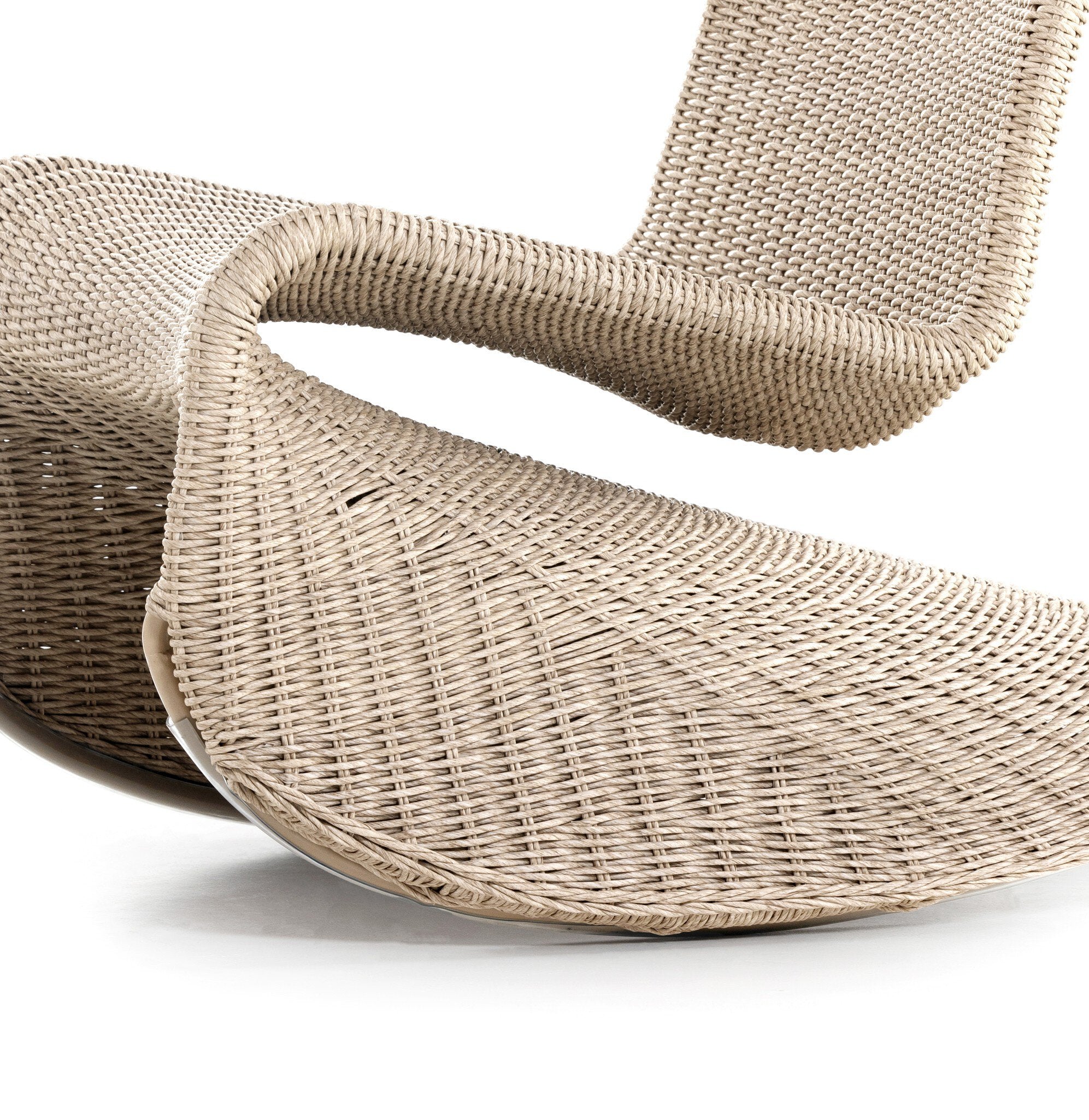 Four Hands Portia Outdoor Rocking Chair — Vintage White
