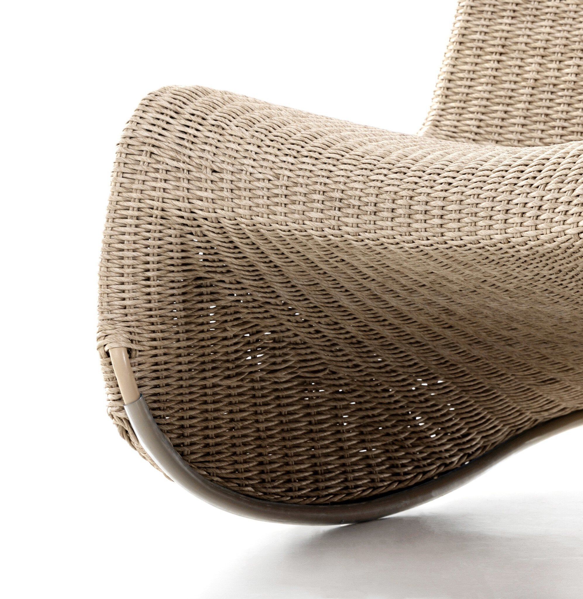 Four Hands Portia Outdoor Rocking Chair — Vintage White