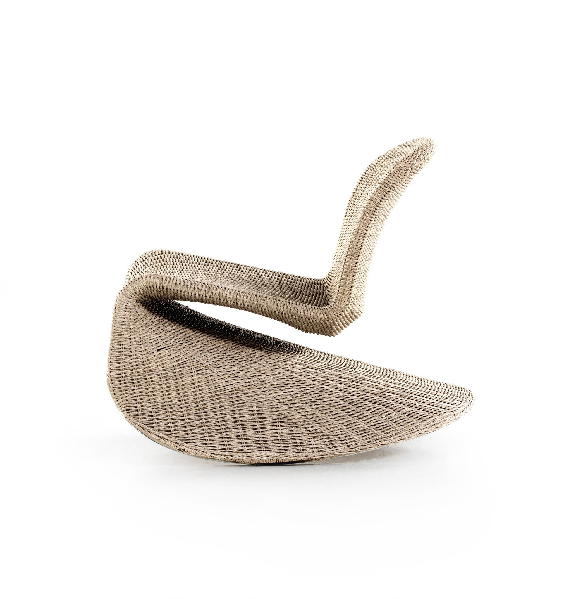 Four Hands Portia Outdoor Rocking Chair — Vintage White