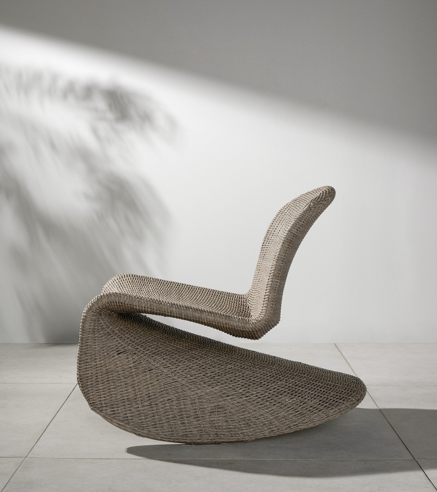 Four Hands Portia Outdoor Rocking Chair — Vintage White