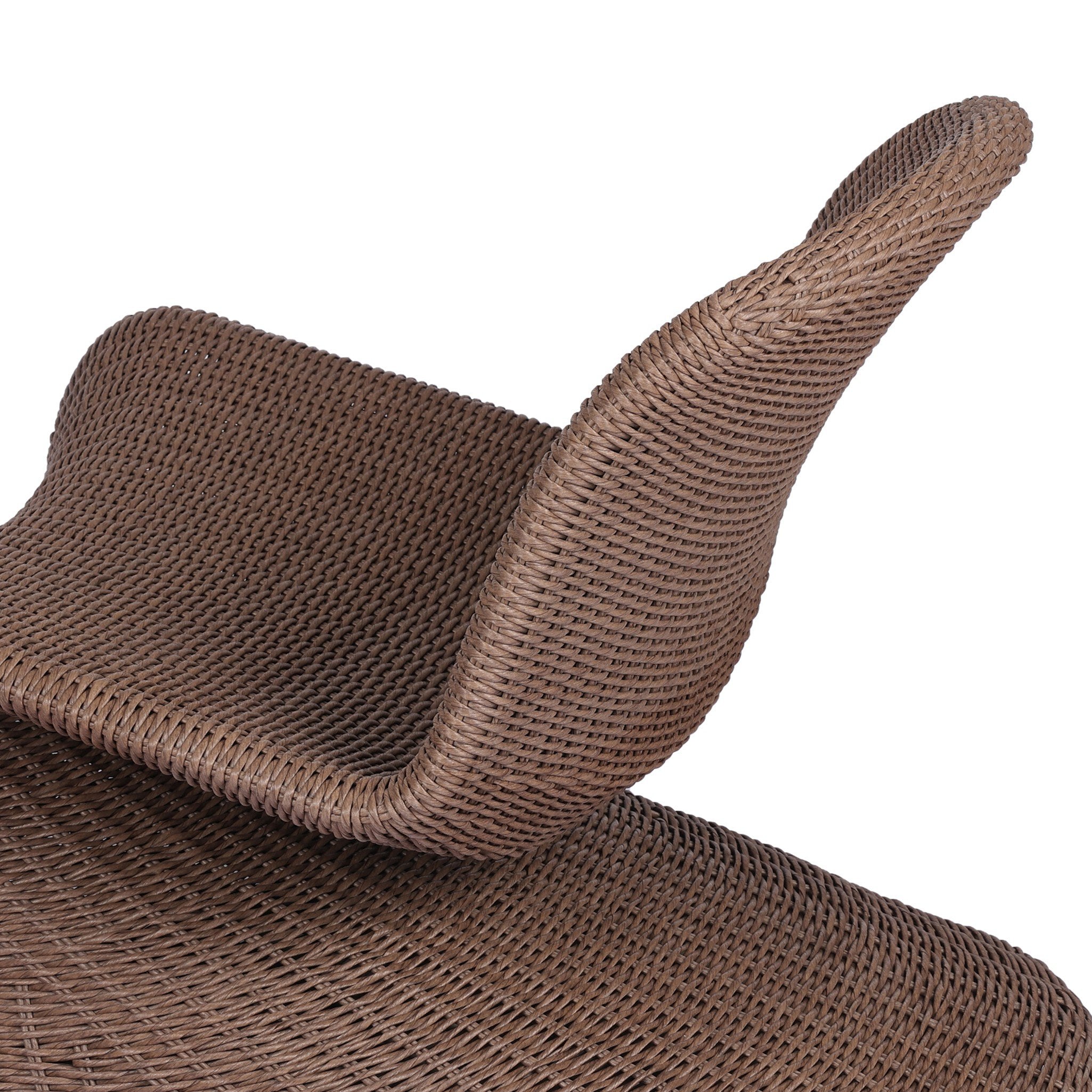 Four Hands Portia Outdoor Rocking Chair — Tanned Weave