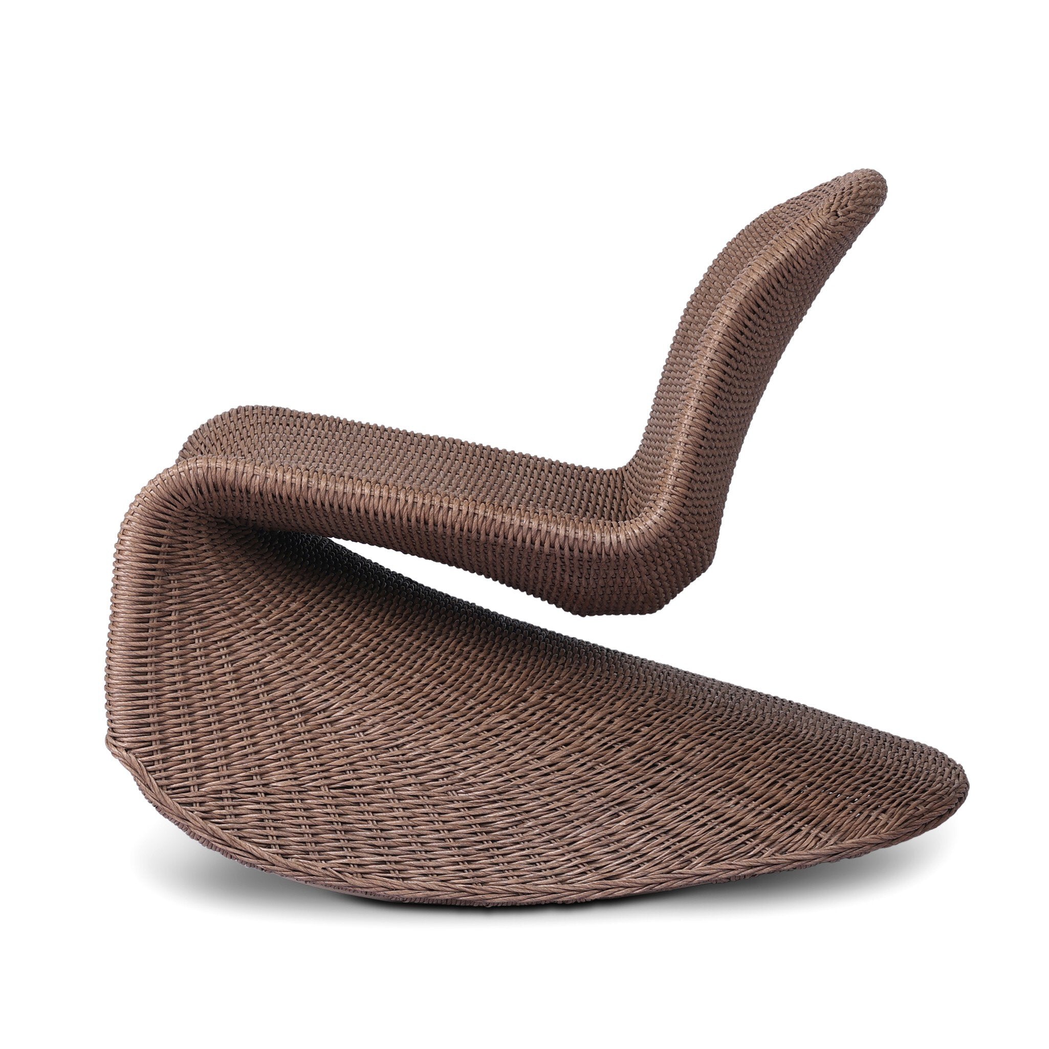 Four Hands Portia Outdoor Rocking Chair — Tanned Weave